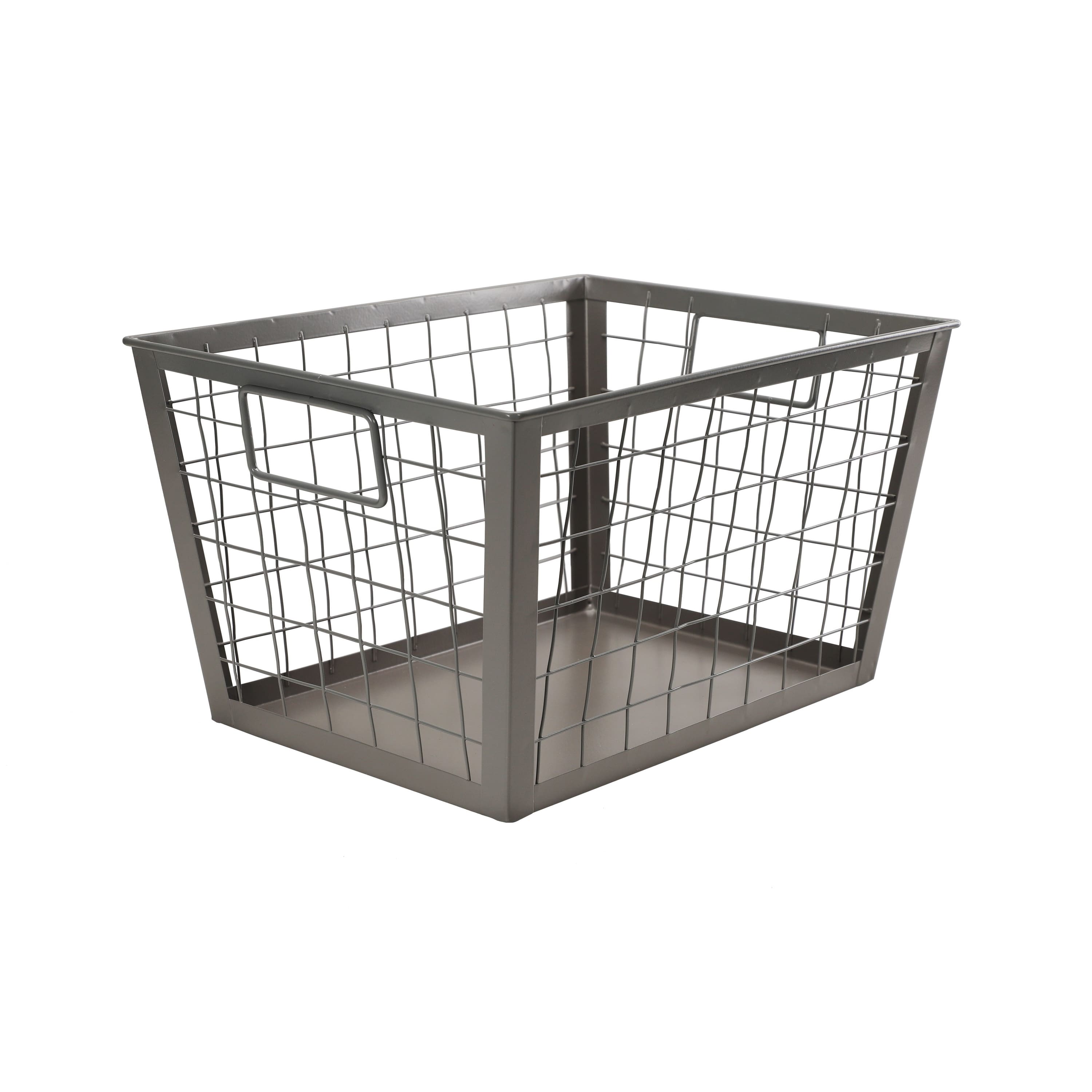 6 Pack: 12.5" Gray Wire Multifunctional Basket