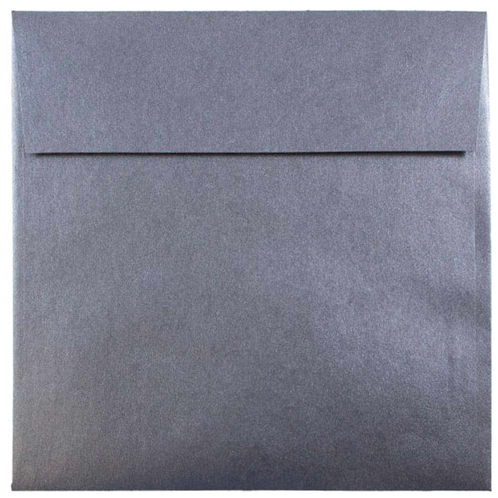 JAM Paper 6.5" x 6.5" Square Metallic Invitation Envelopes