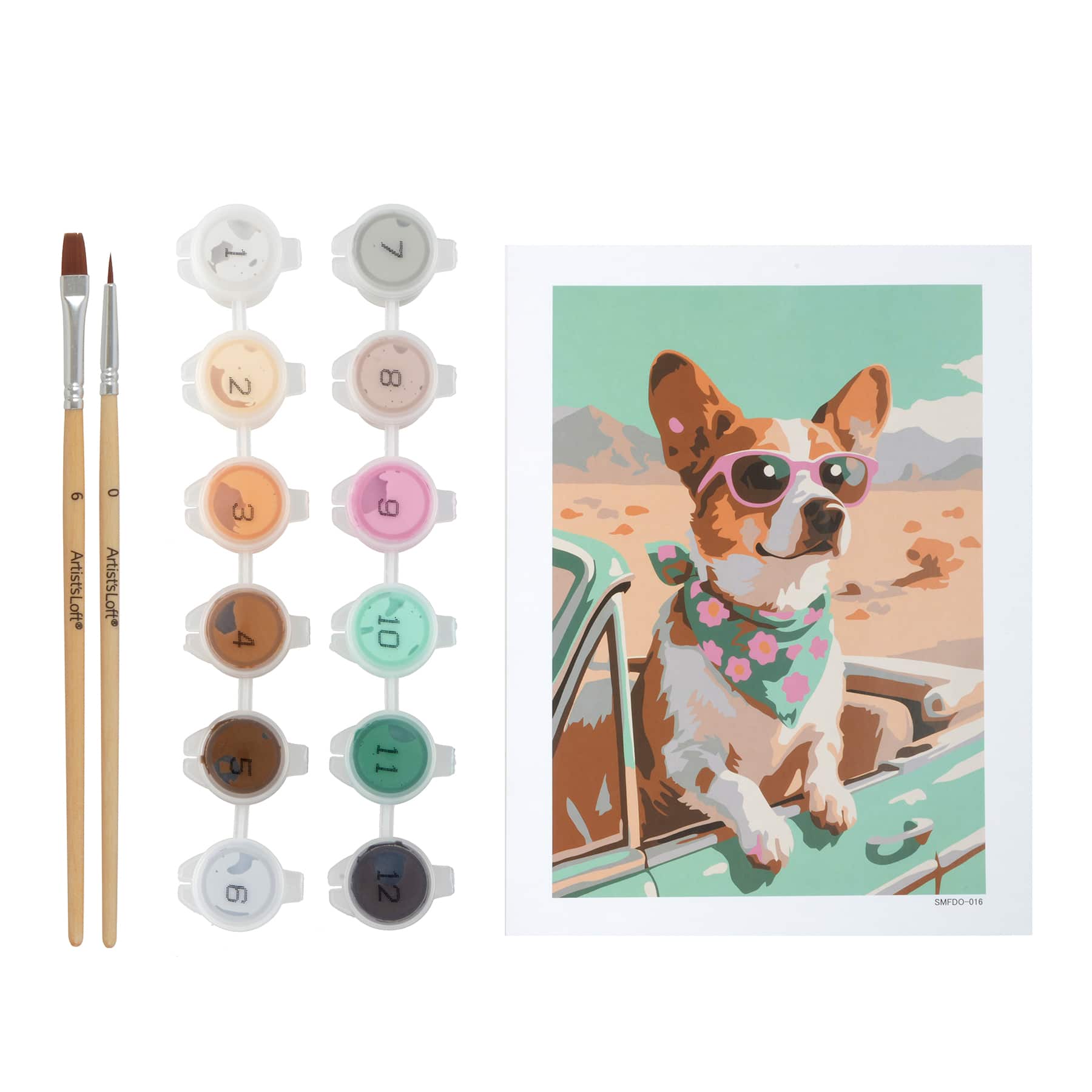 Dog Paint-by-Number Framed Mini Kit by Artist's Loft®