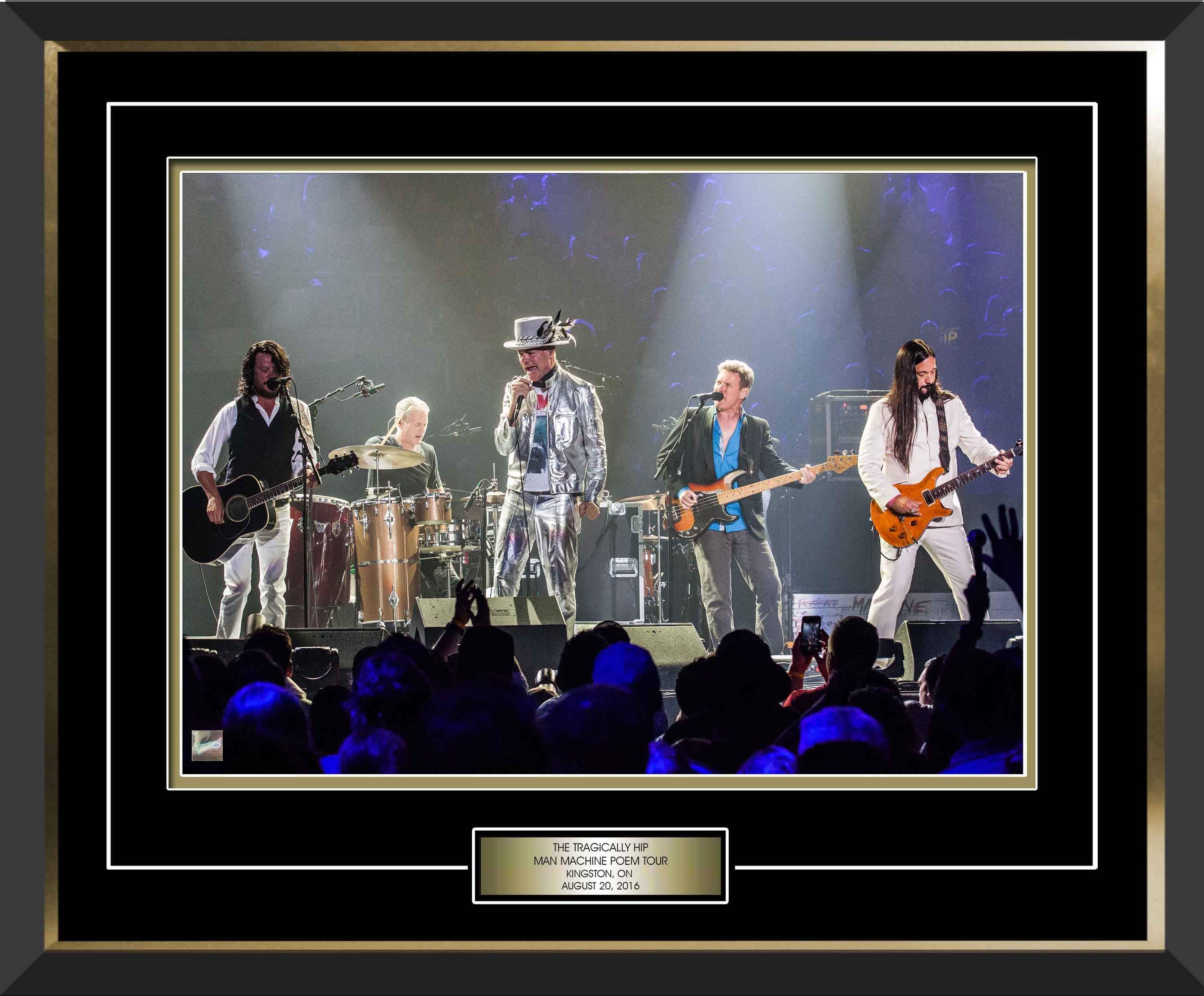 The Tragically Hip Framed 16" x 20" Band Photo 28.5" x 25.5"