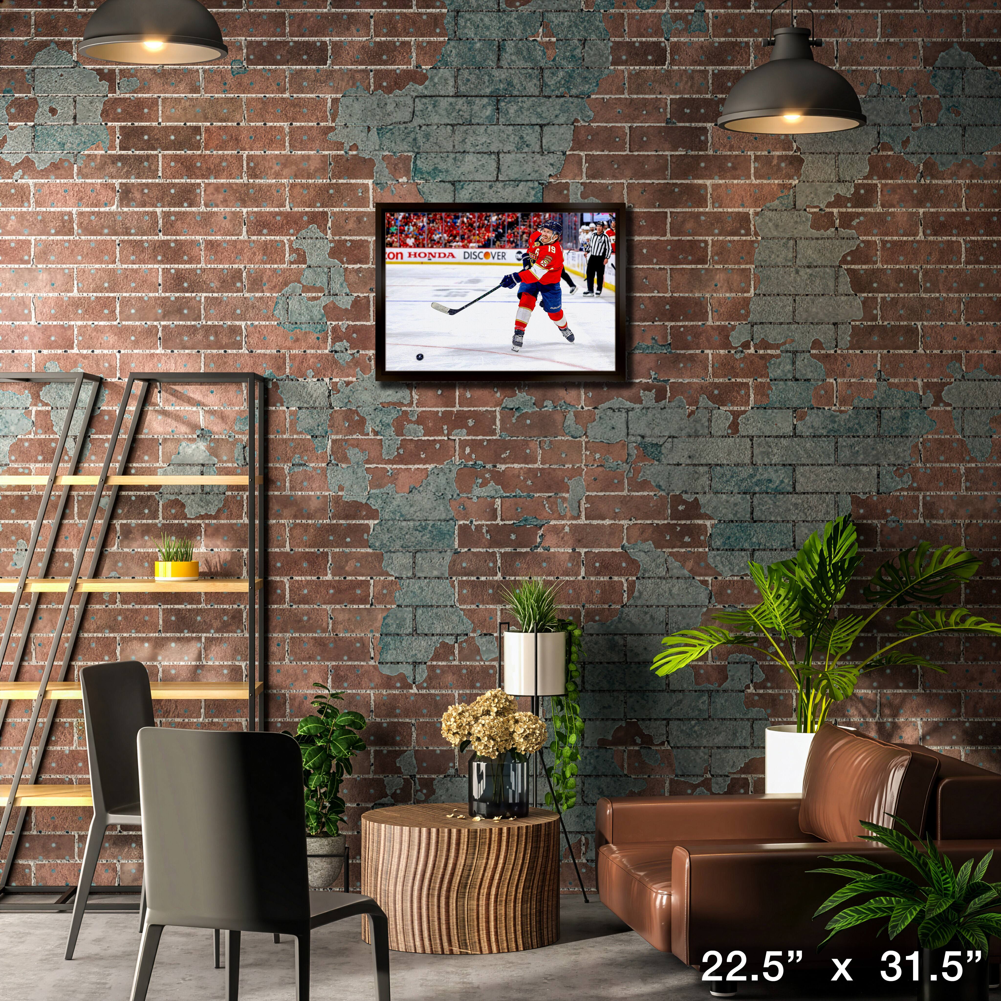 Matthew Tkachuk 20" x 29" Framed Canvas Panthers 2025 Playoffs 22.5" x 31.5"