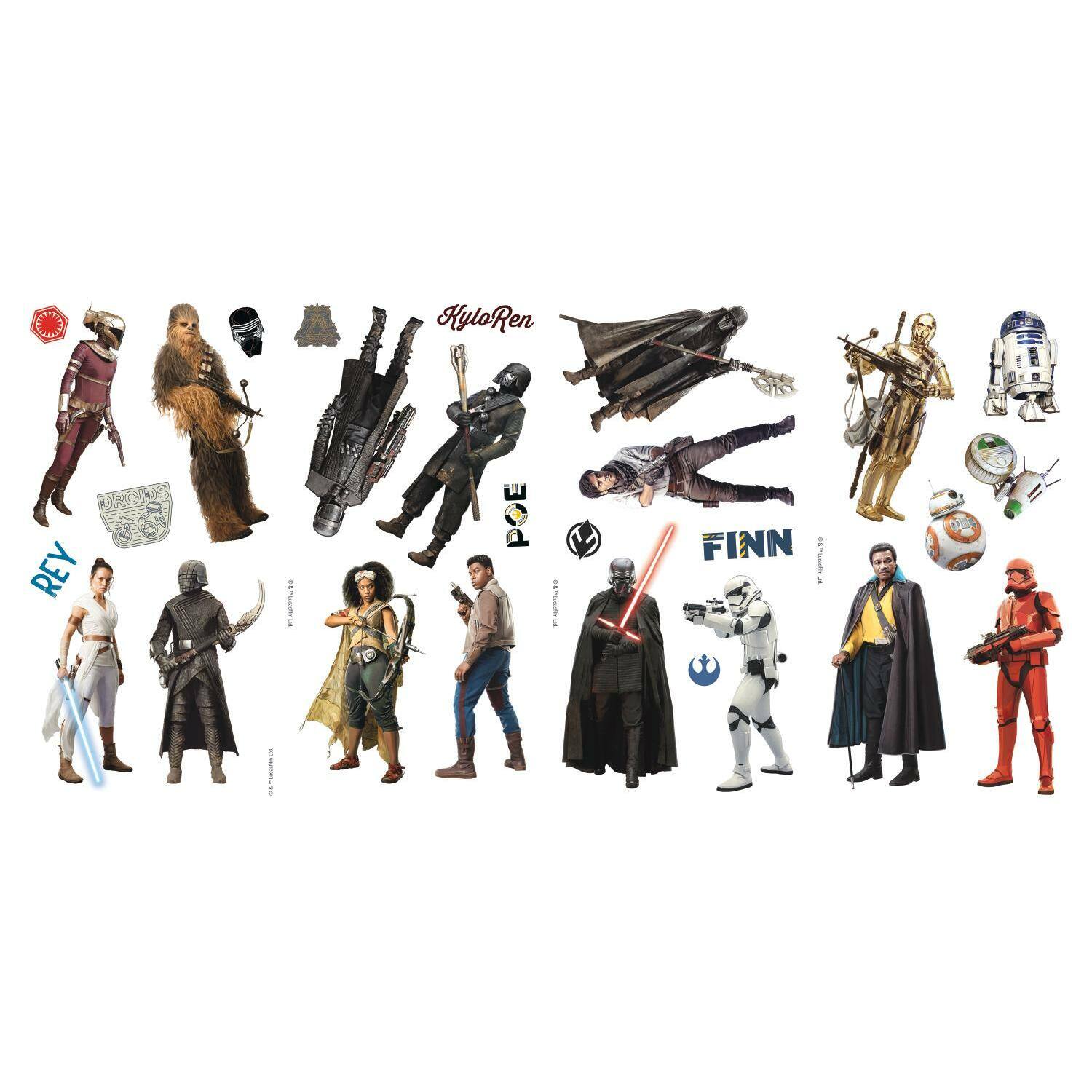 RoomMates Star Wars Episode IX Peel & Stick Wall Decals