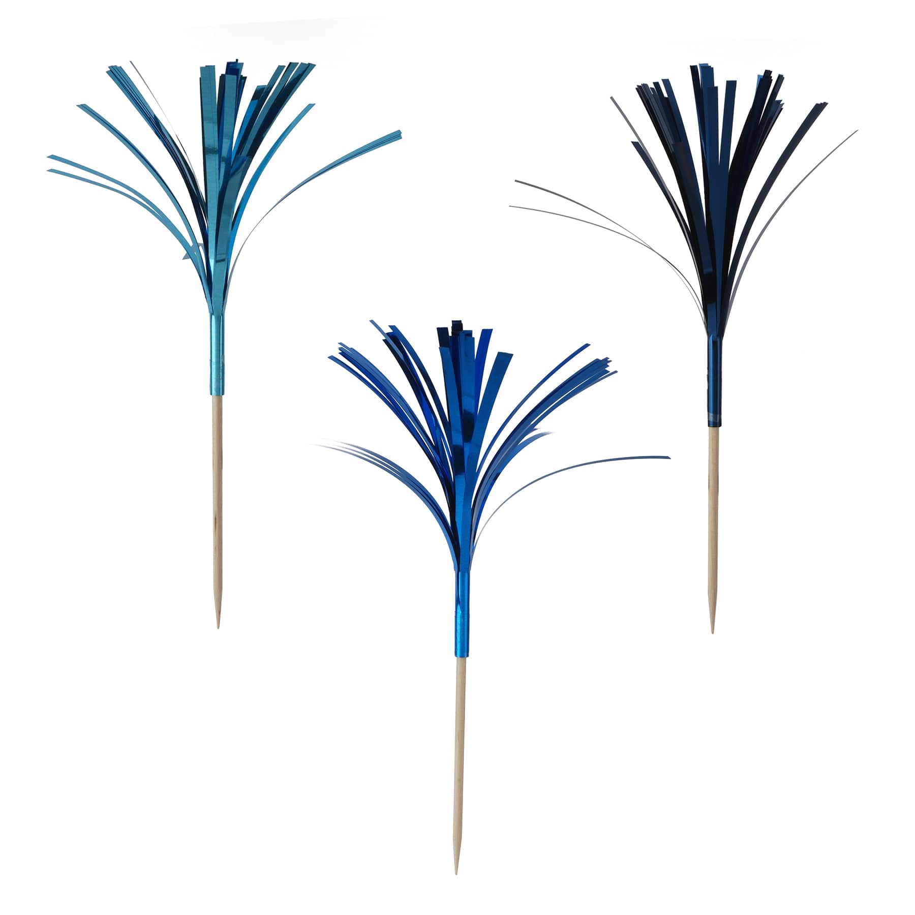 Blue Burst Cupcake Toppers, 12ct. by Makery™
