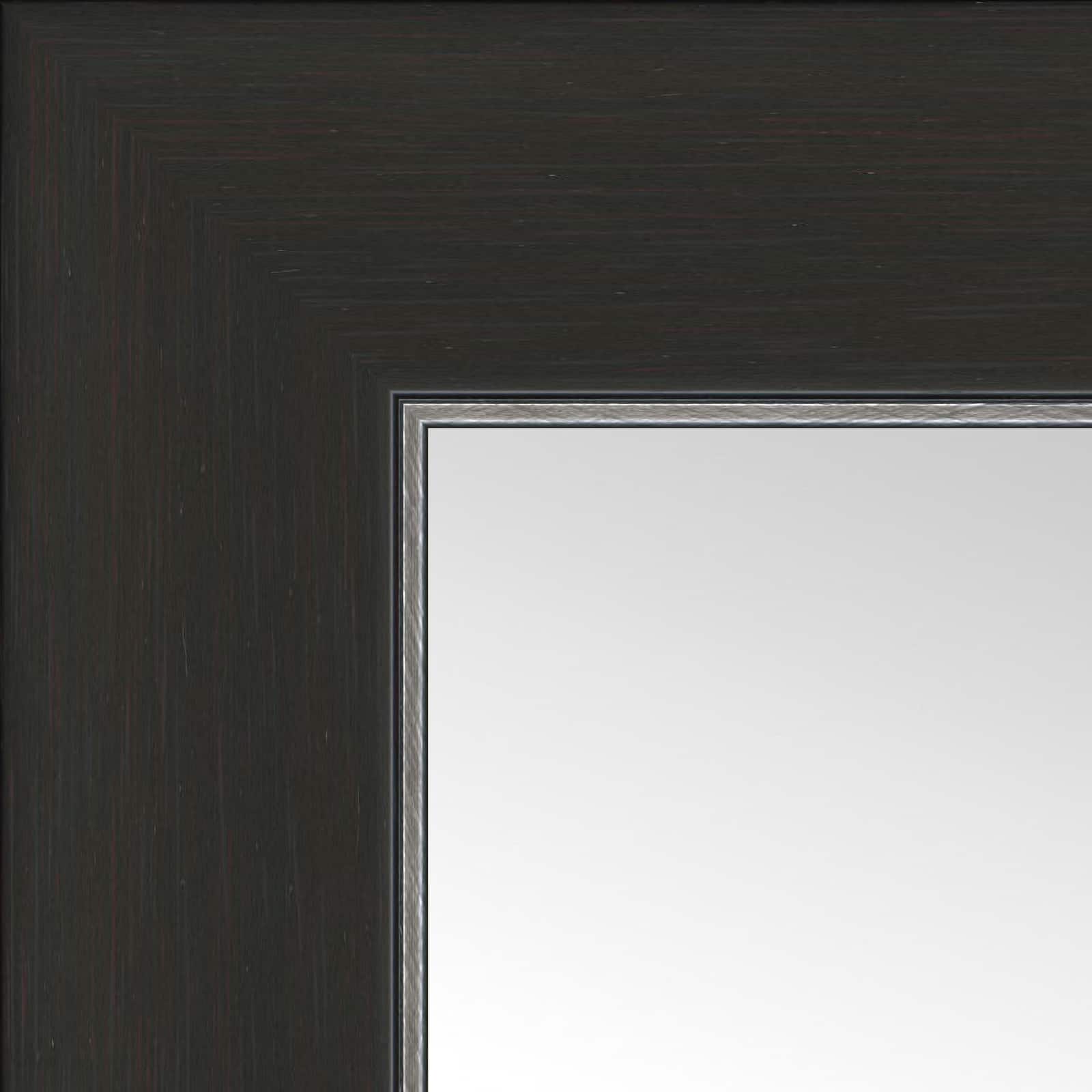 Timeless Frames® Port Espresso & Silver 24" x 30" Framed Mirror