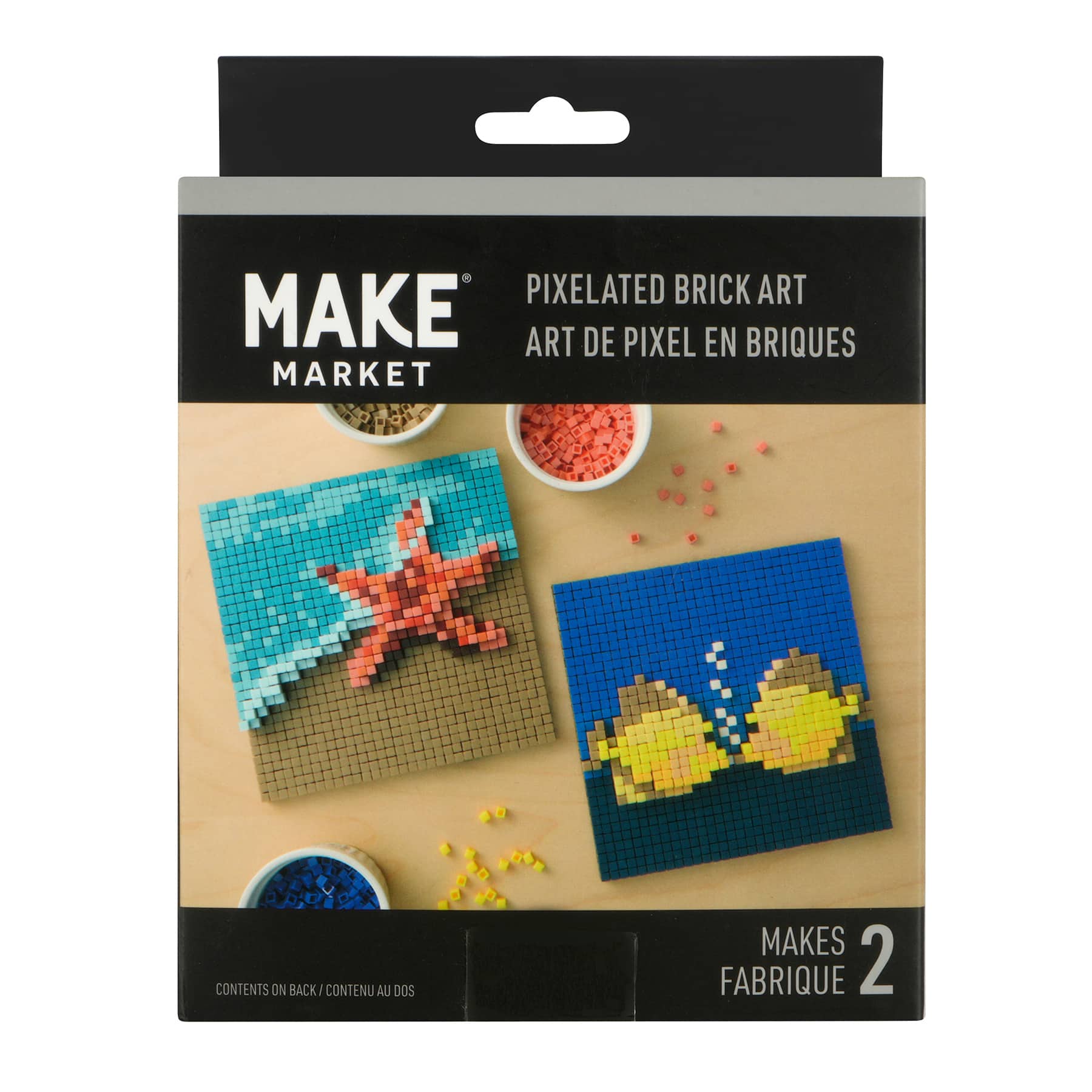 Sea Life Pixelated Brick Art Kit by Make Market®