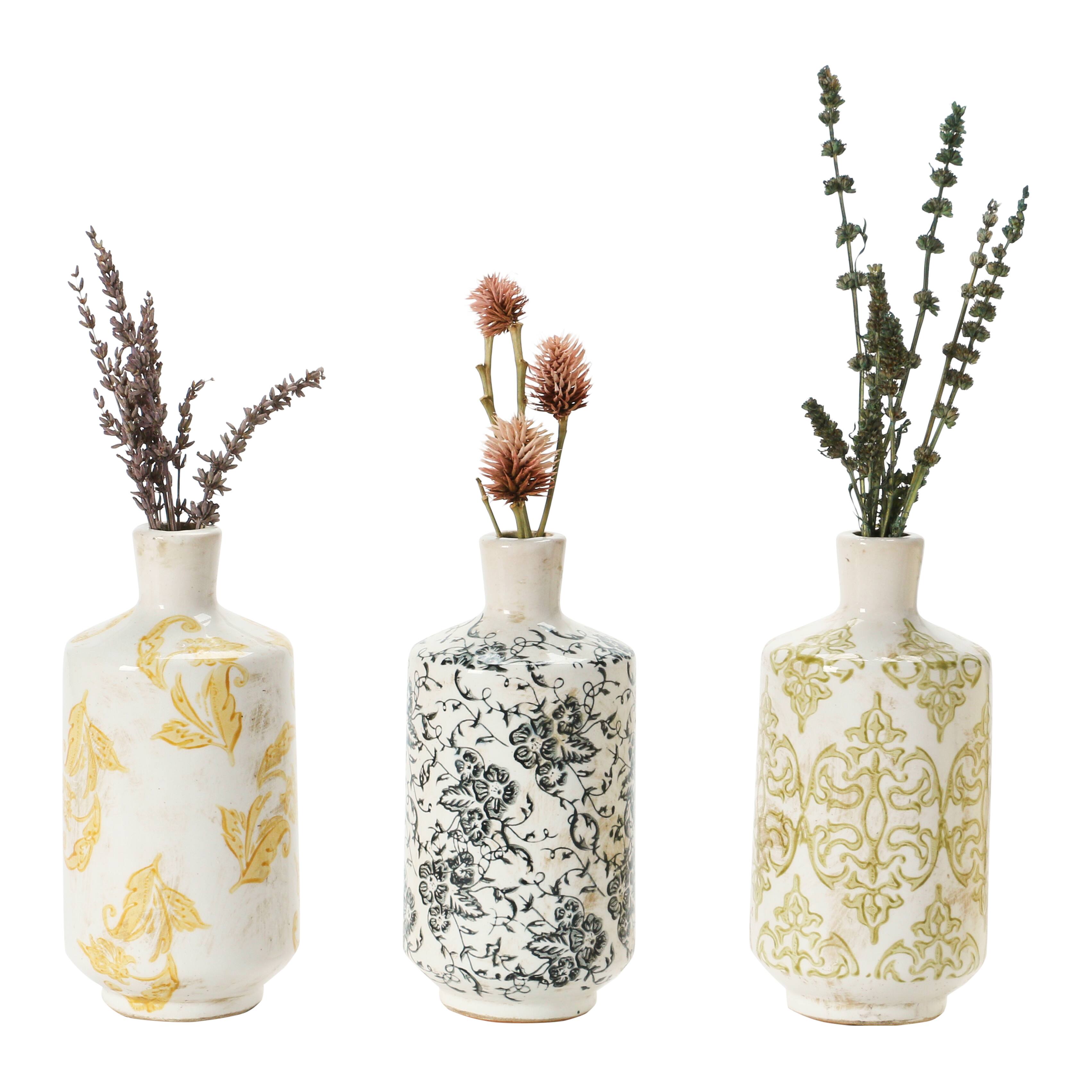 Hello Honey® 8" Terra Cotta Vase Set