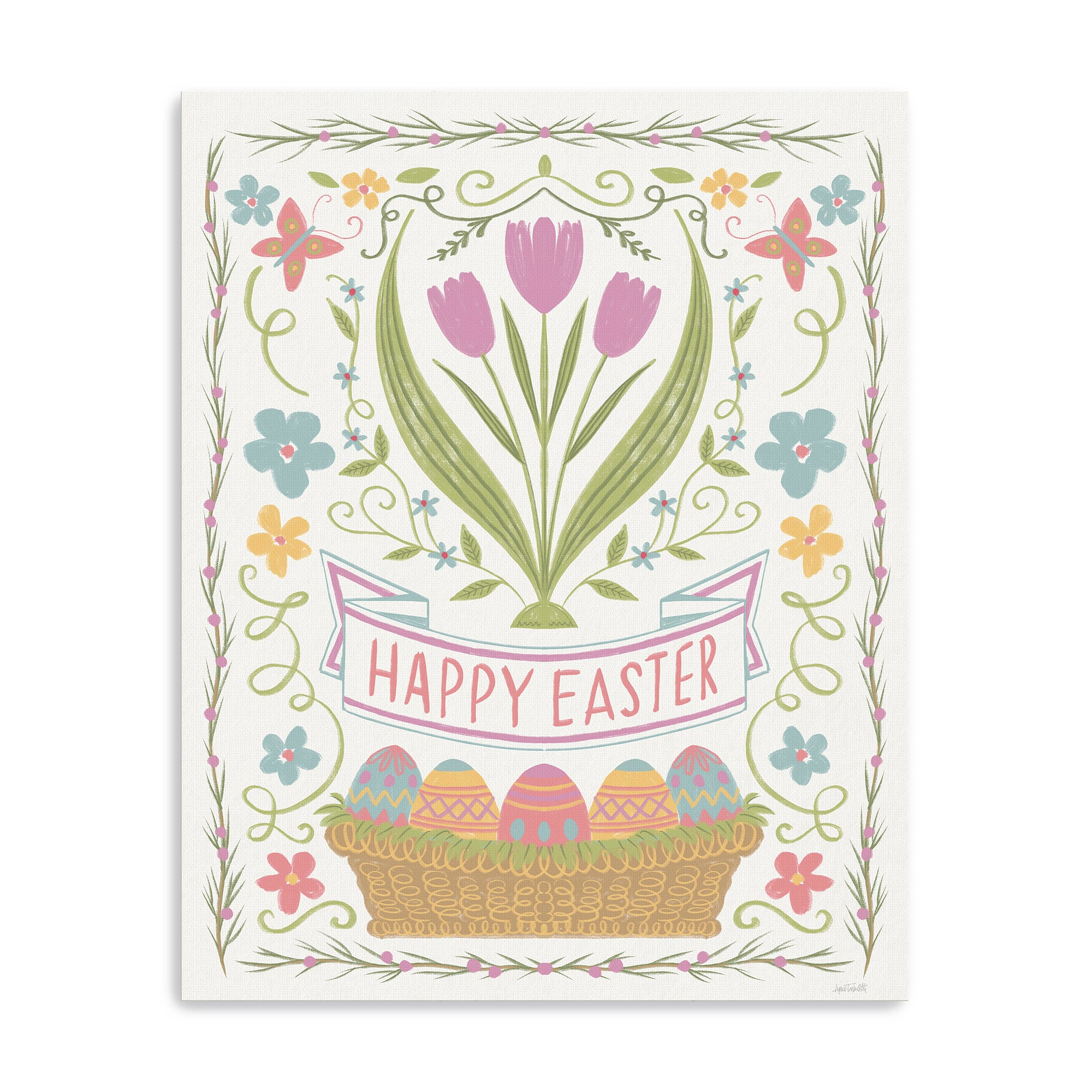 Lumaprints Easter Greetings II Canvas Giclée Art