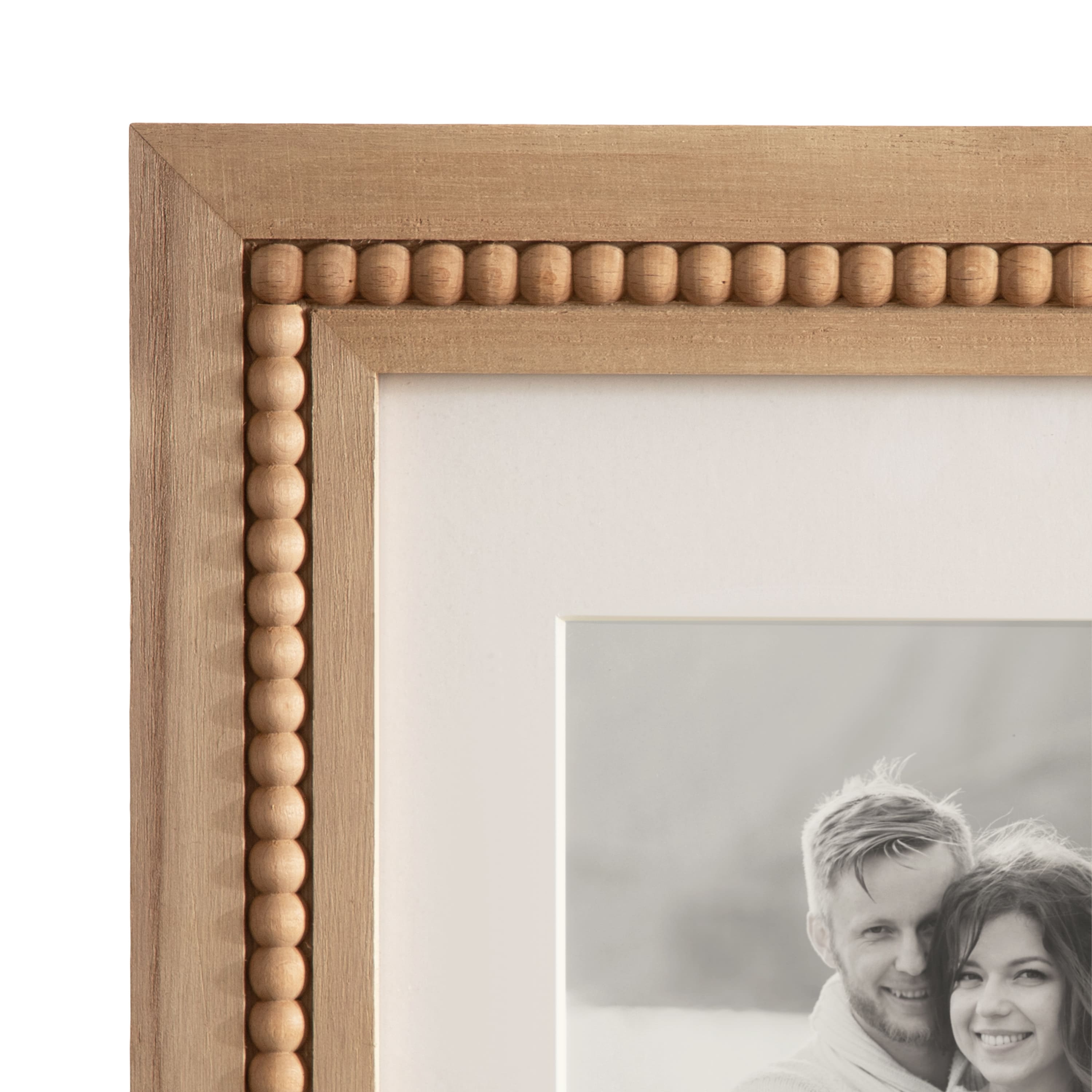 Kate and Laurel 11" x 14" Natural Brown Sorell Photo Frames with 8" x 10" Mat, 2ct.