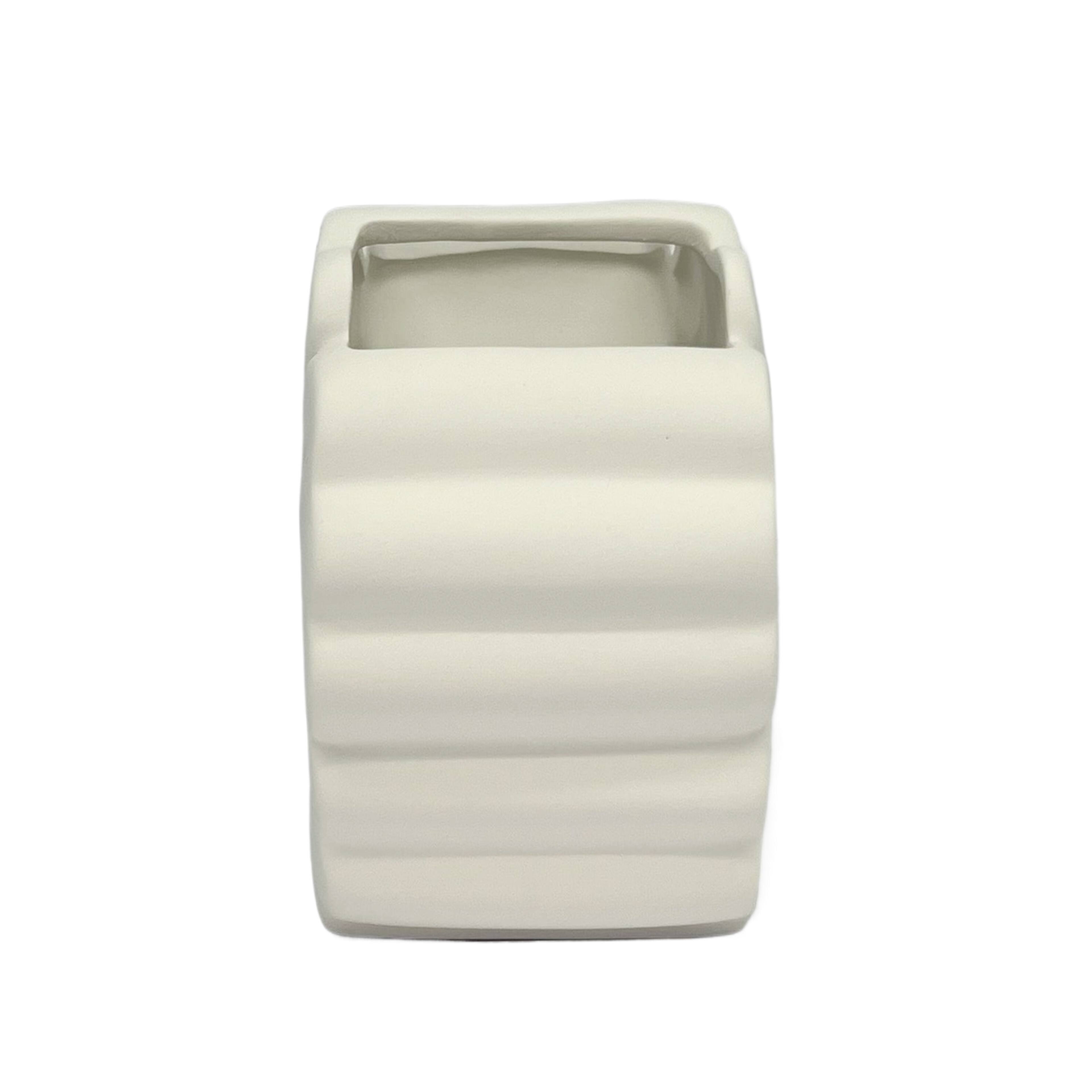 6.5" C'est la Vie DIY Ceramic Flower Vase by Make Market®