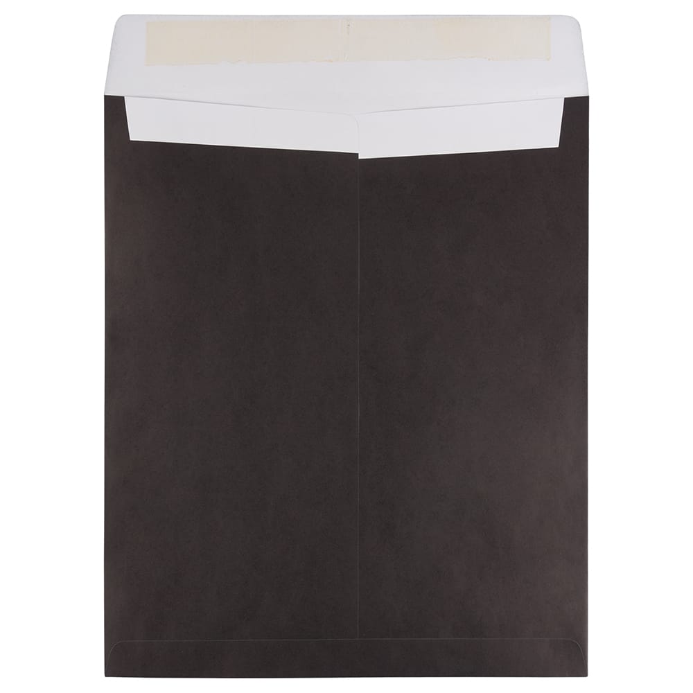 JAM Paper 15" x 18" Smooth Black Open End Catalog Envelopes, 125ct.
