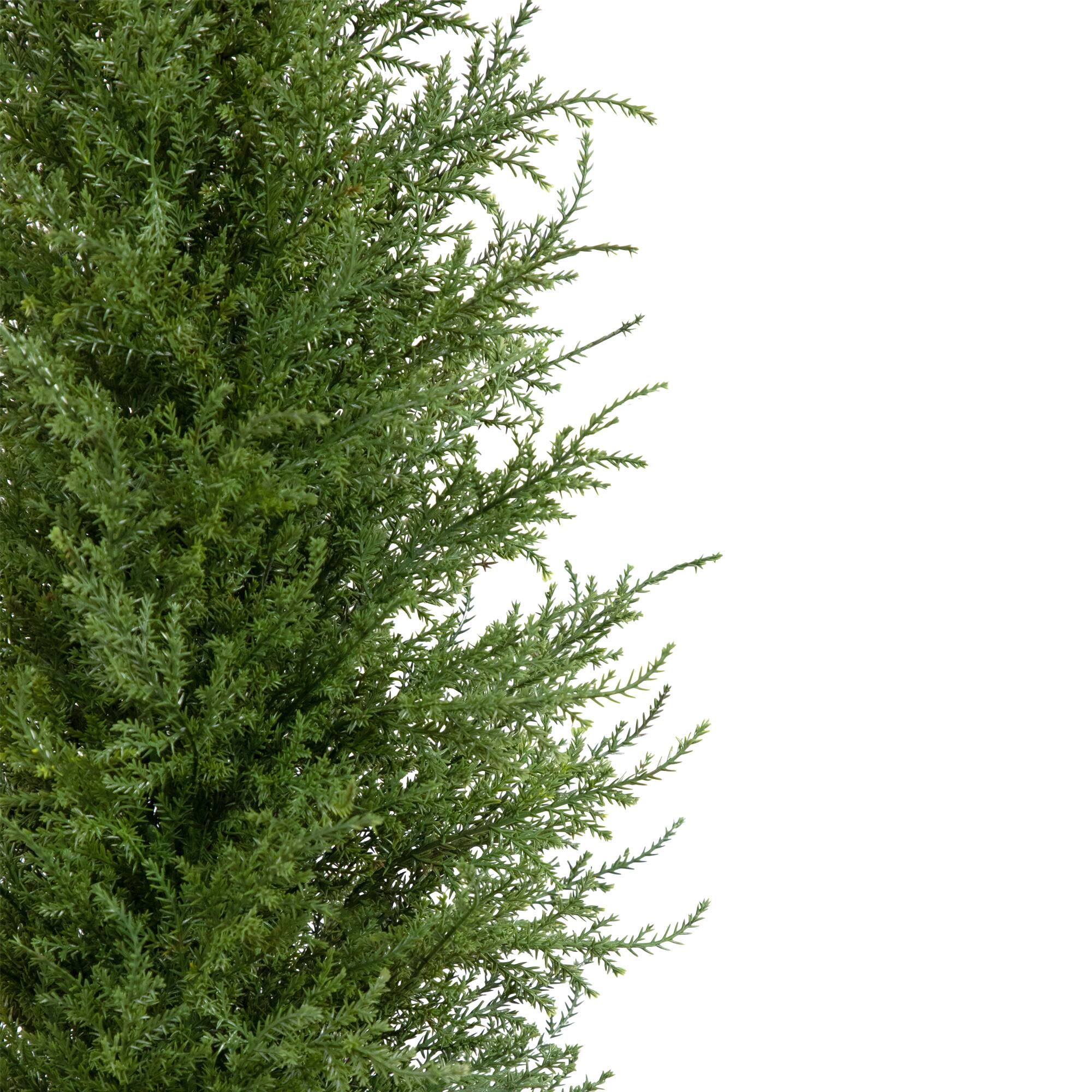 3ft. Unlit Artificial Cedar Pine Petite Arborvitae Tree in Round Pot