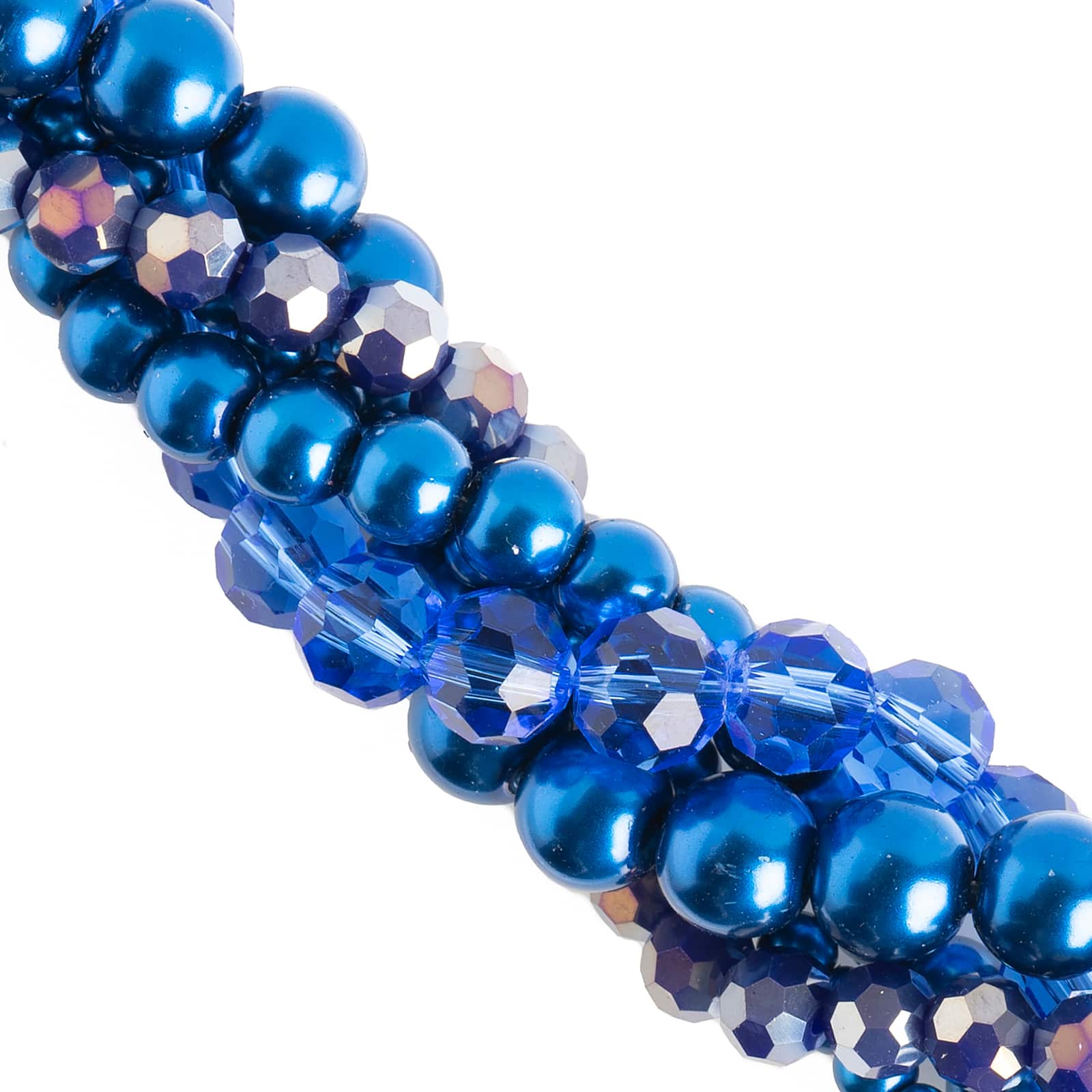 Crystal Lane DIY 6" 5 Twisted Pearls & Crystal Beads Strands