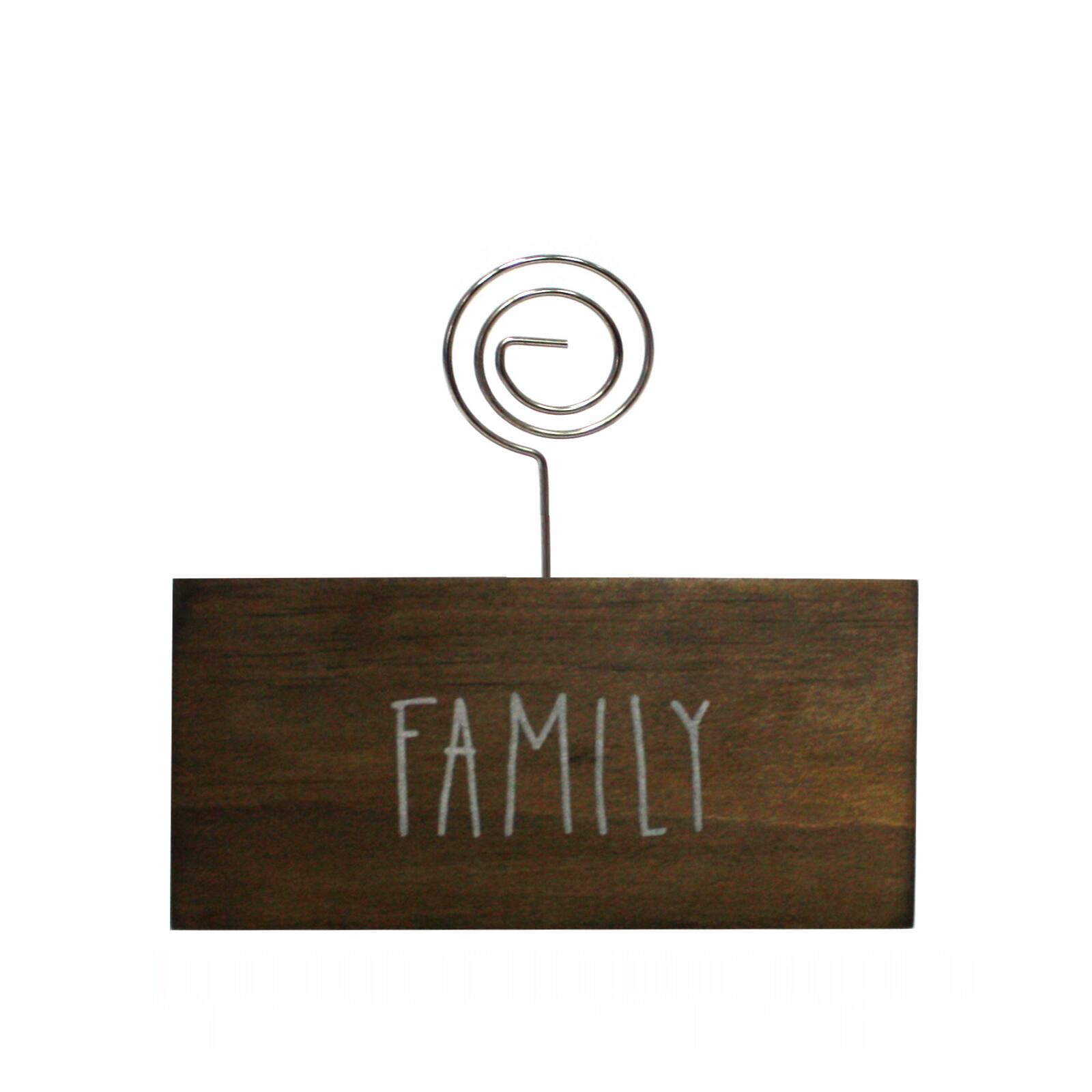 Walnut Family Block Clip Frame by Studio Décor®