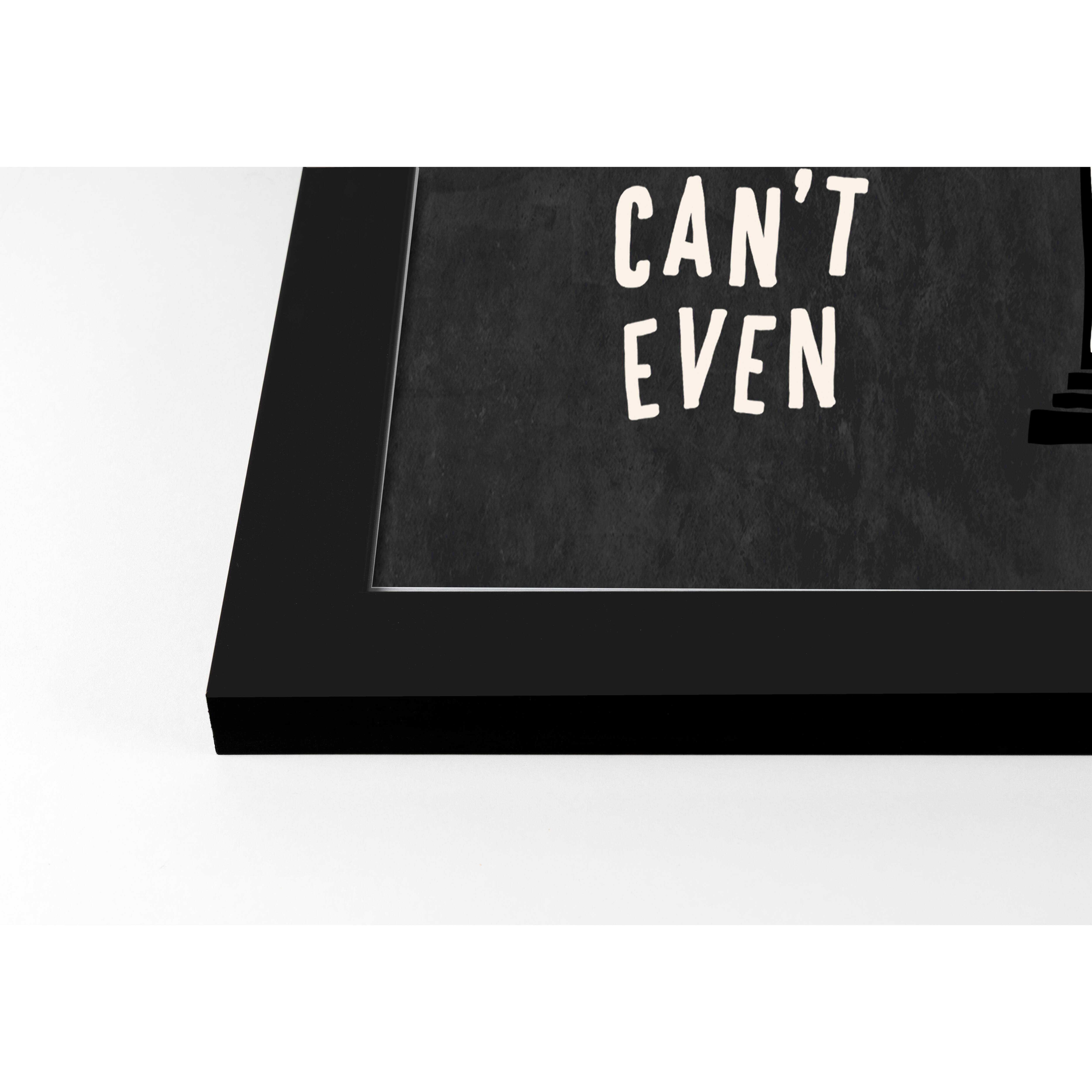 Dead Right Now Halloween Print in Black Frame