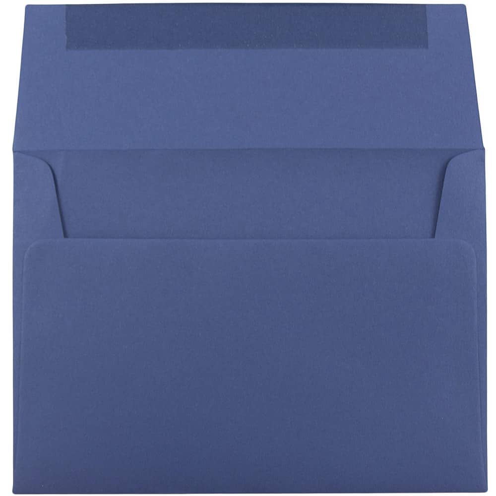 JAM Paper A10 Presidential Blue Recycled Invitation Envelopes