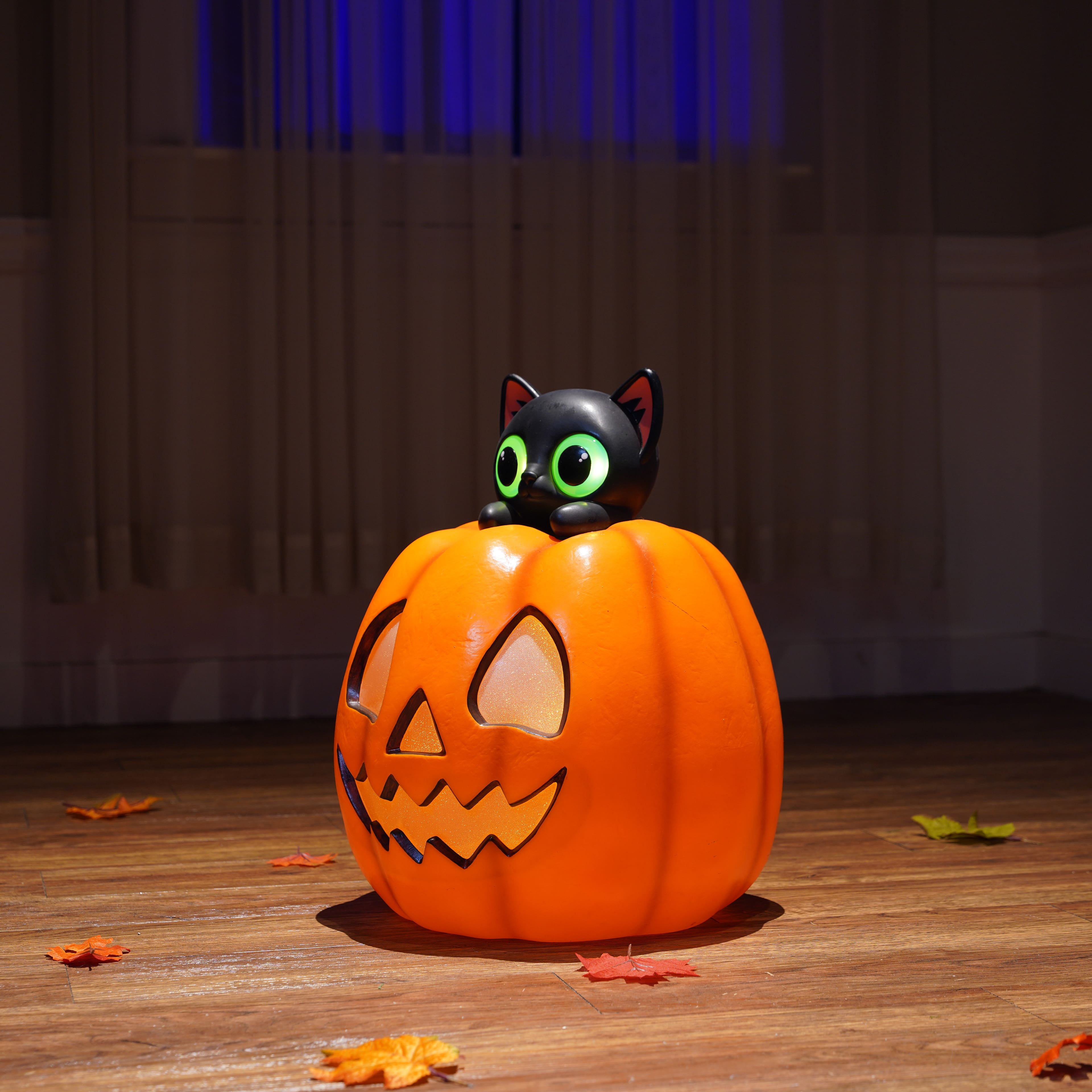 20" Peek a Boo Cat Light Up Blow Mold by Ashland®