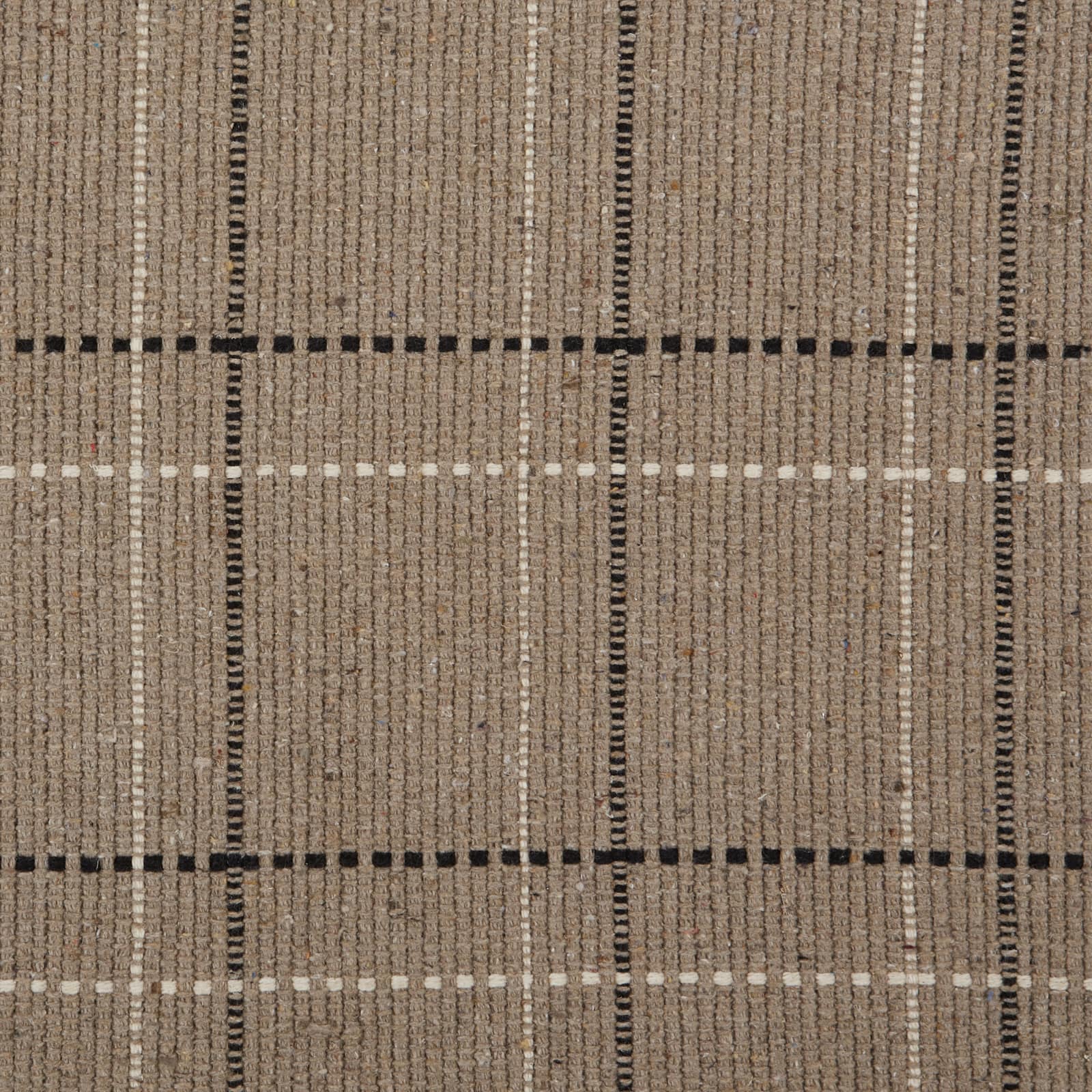 DII® Stone Variegated Plaid Recycled Yarn Rug Set, 2ft. x 3ft.
