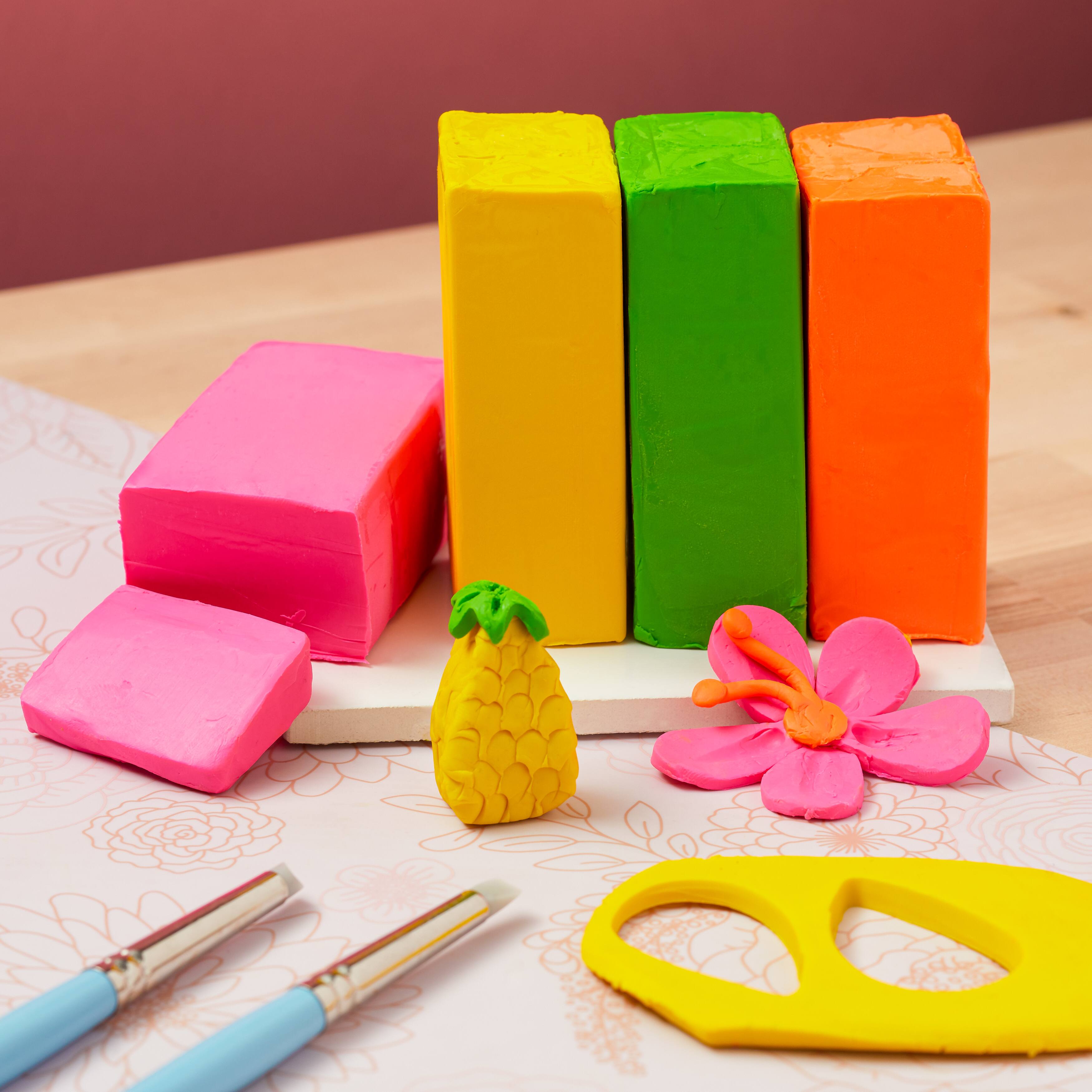 12 Pack: Neon Plastalina Modeling Clay Set by Craft Smart®