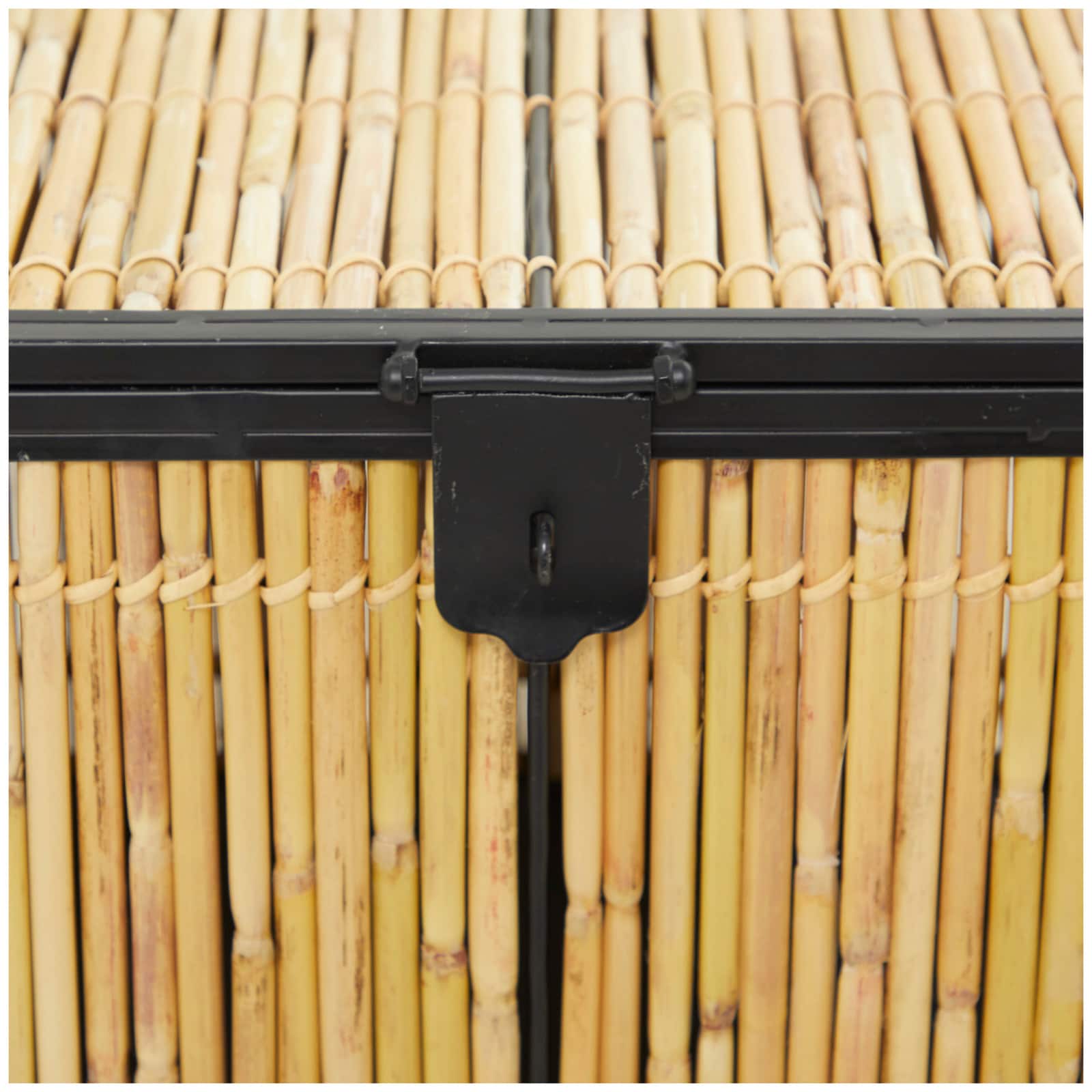 Light Brown Rattan Handmade Nesting Trunk Set of 3 25", 21", 18"