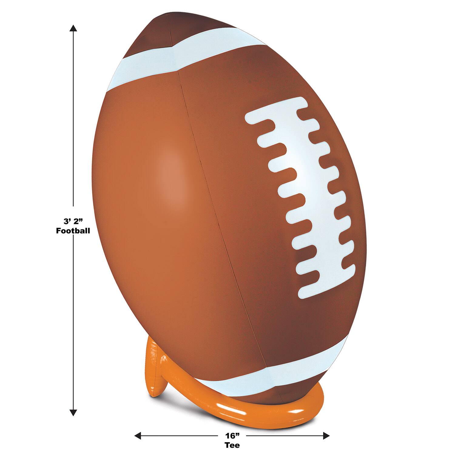 Beistle Inflatable Football & Tee Set