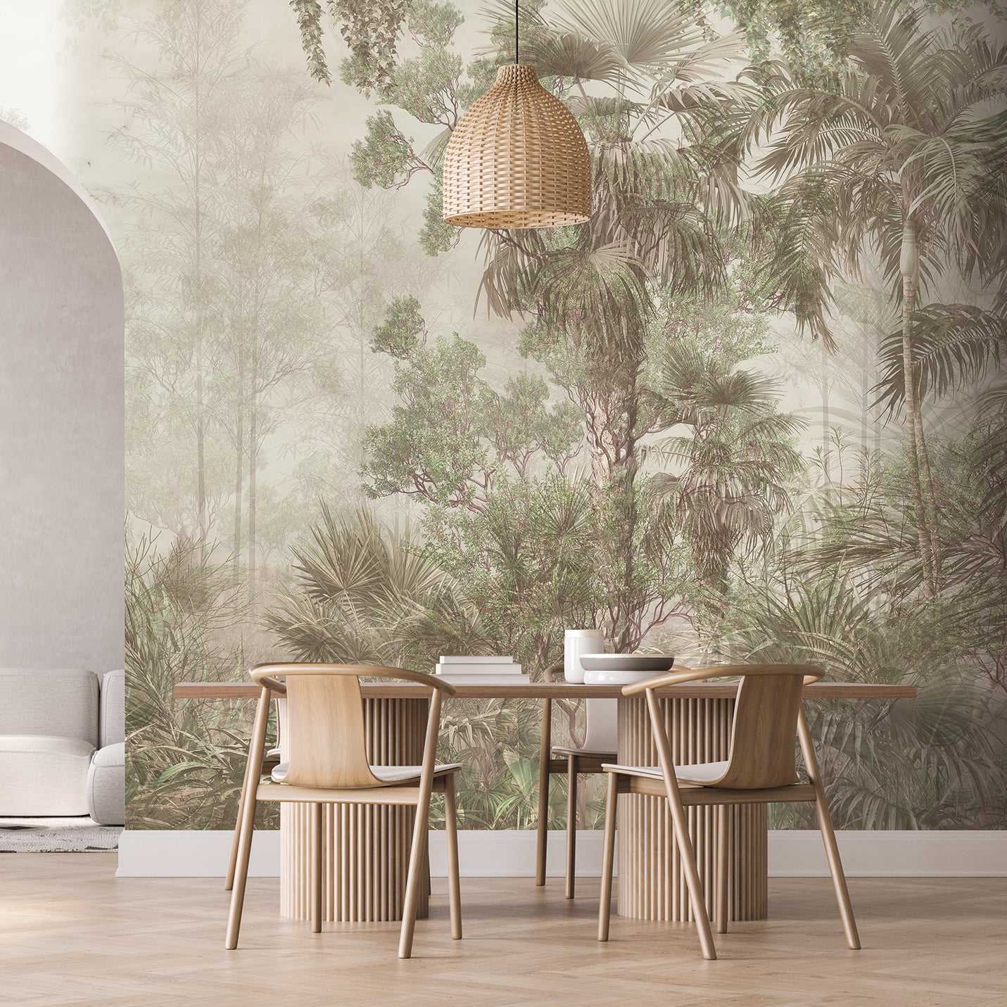 Designs Direct Vintage Rainforest Wall Mural