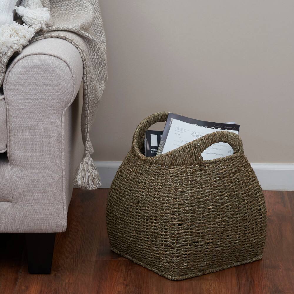 Household Essentials Brown Basket with Handles