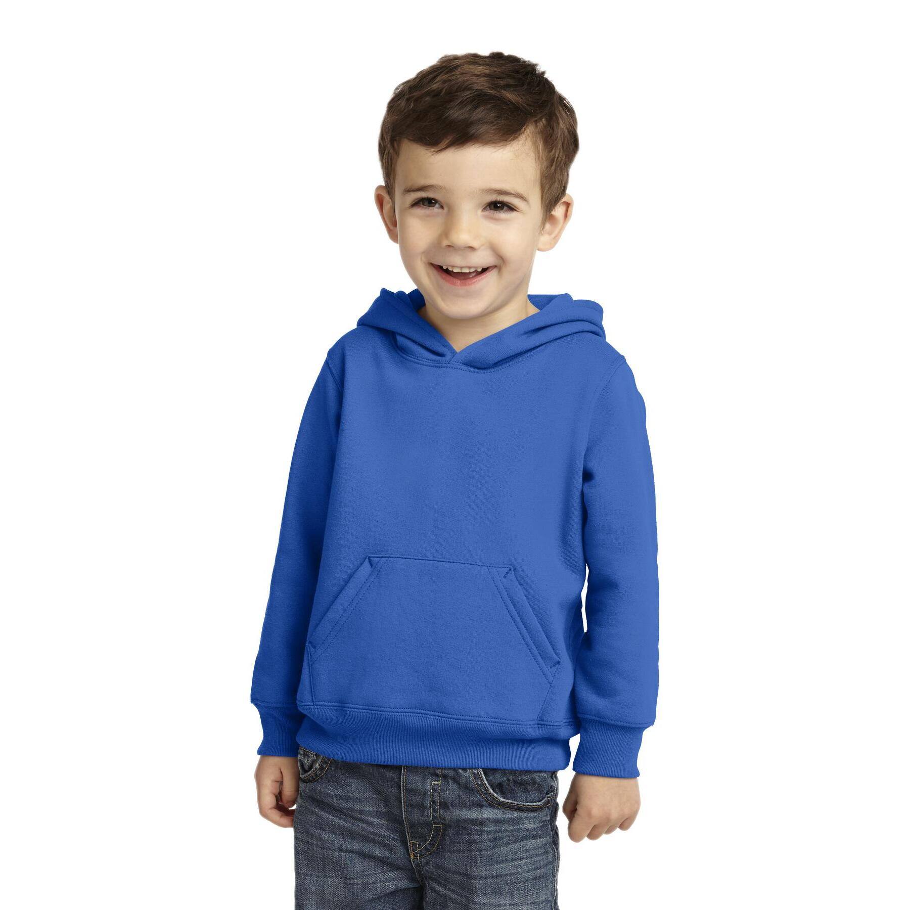 Port & Company® Core Fleece Pullover Hooded Toddler Sweatshirt