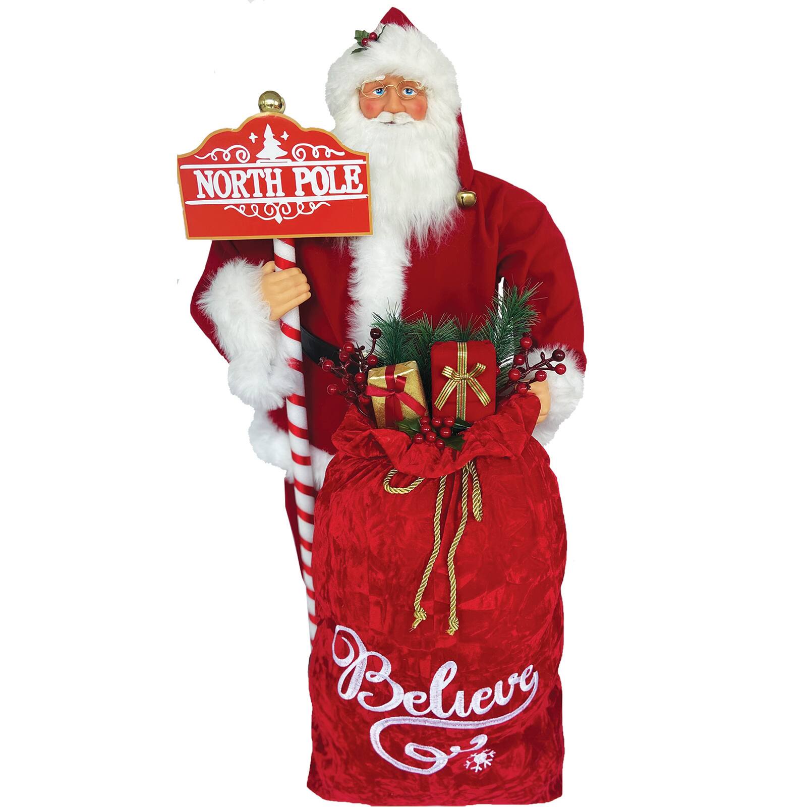 Santa's Workshop 36" Believe Claus