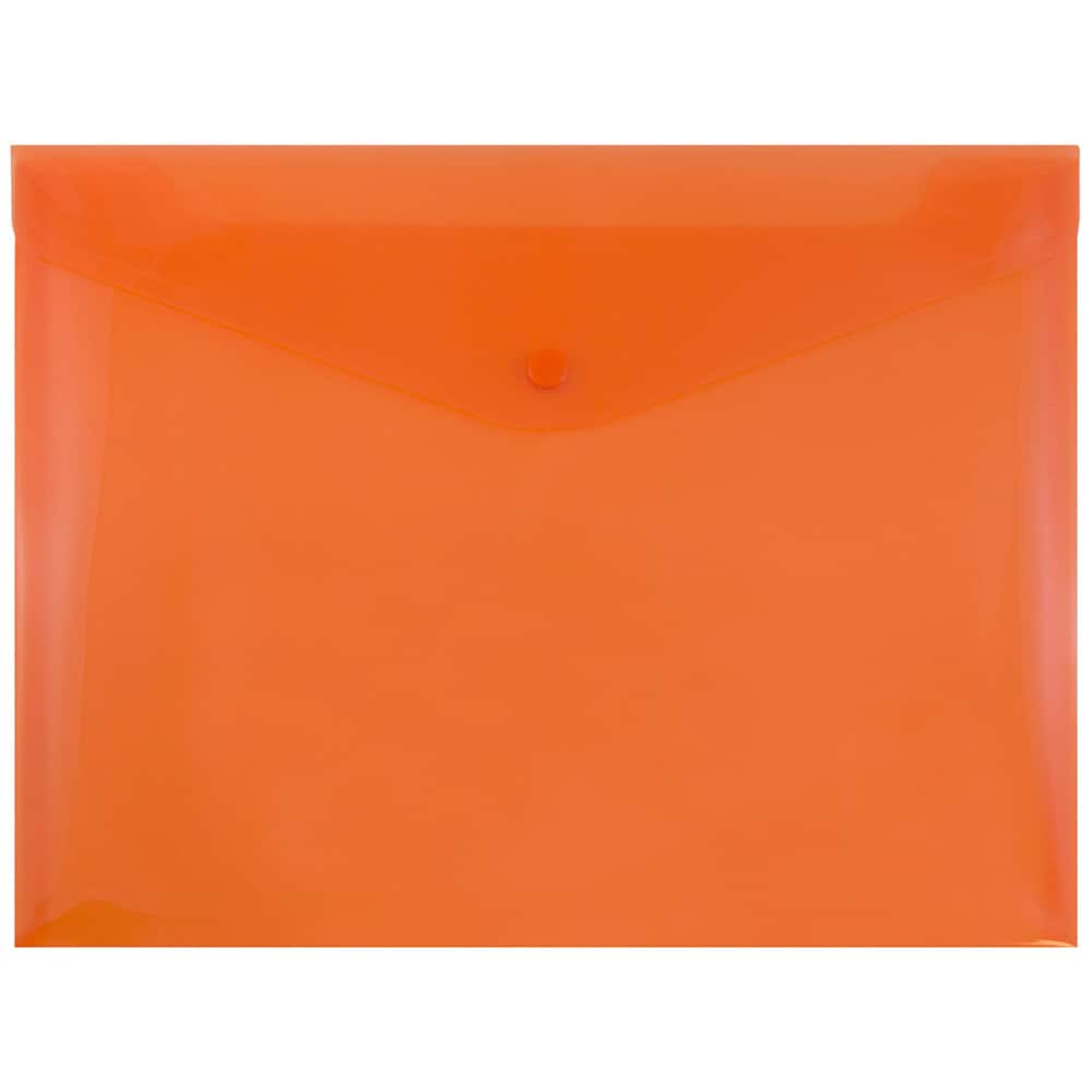 JAM Paper 9.75" x 13" Plastic Snap Closure Envelopes