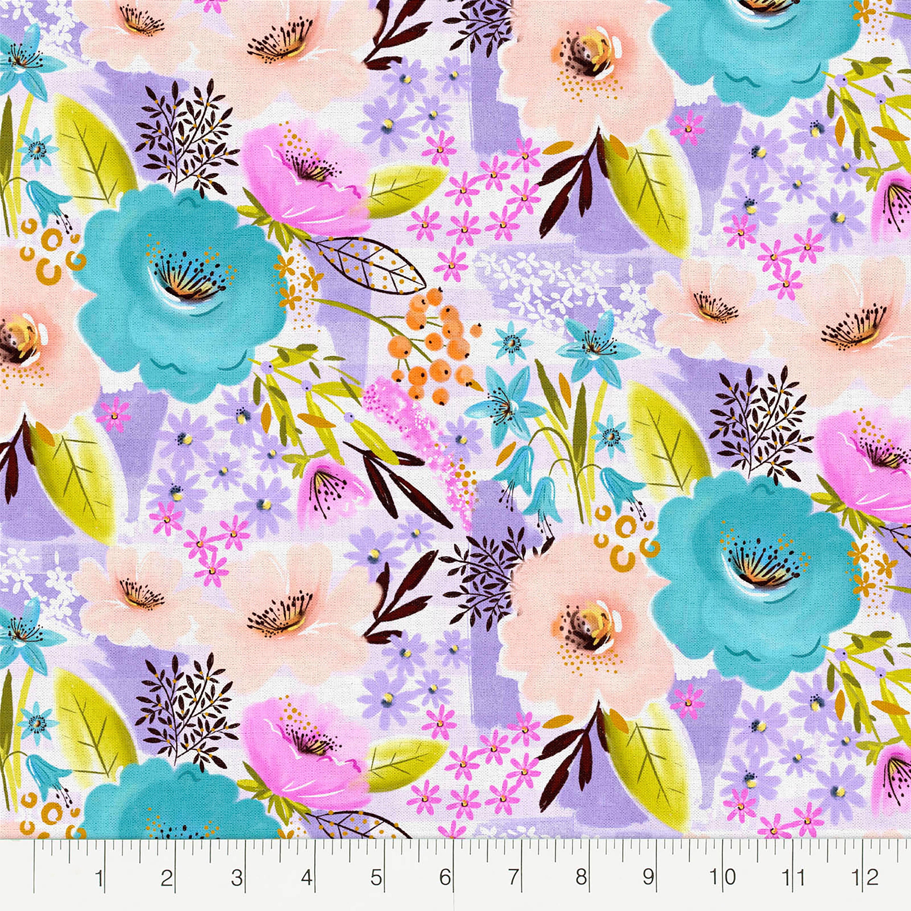 Fabric Editions Floral Cotton Fabric