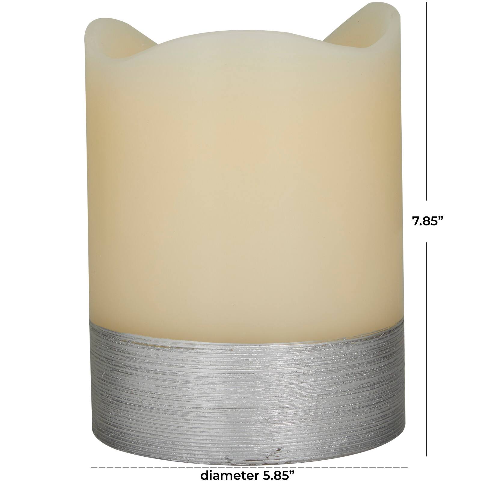 Cream Wax LED Flameless Candle