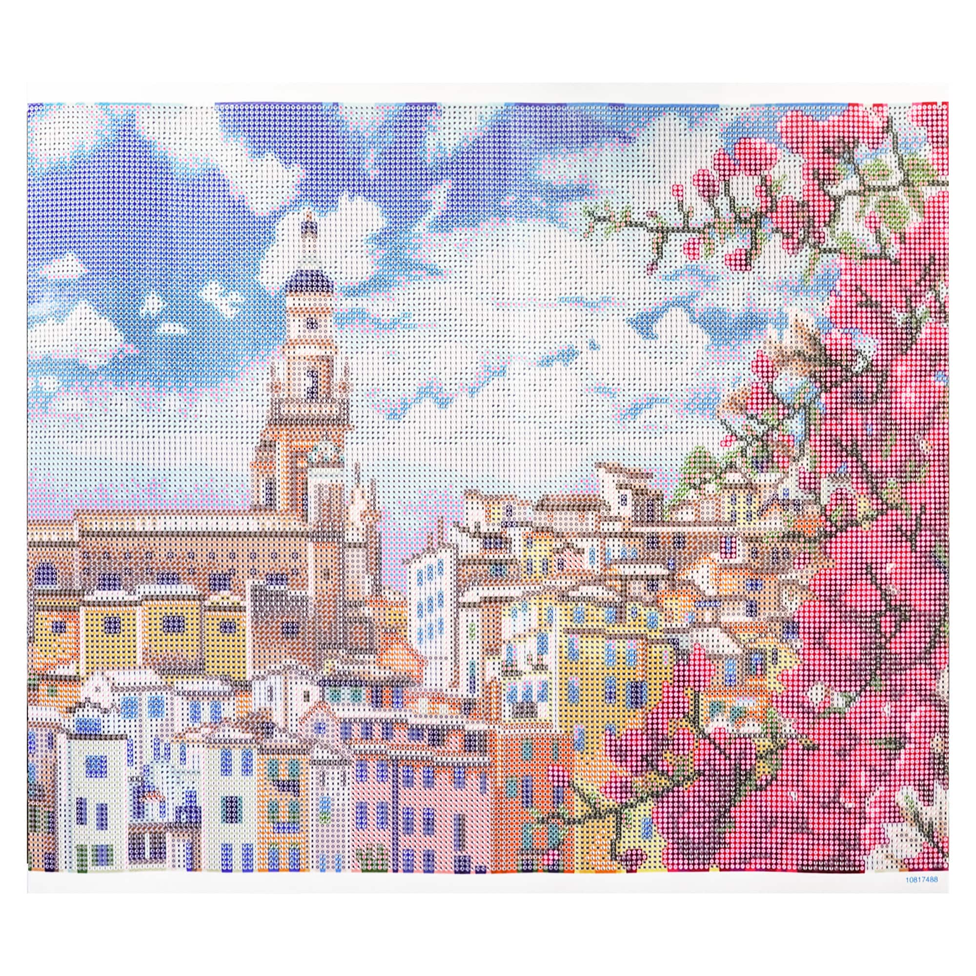 16" x 20" French Riviera Diamond Art Kit with Wood Frame by Make Market®