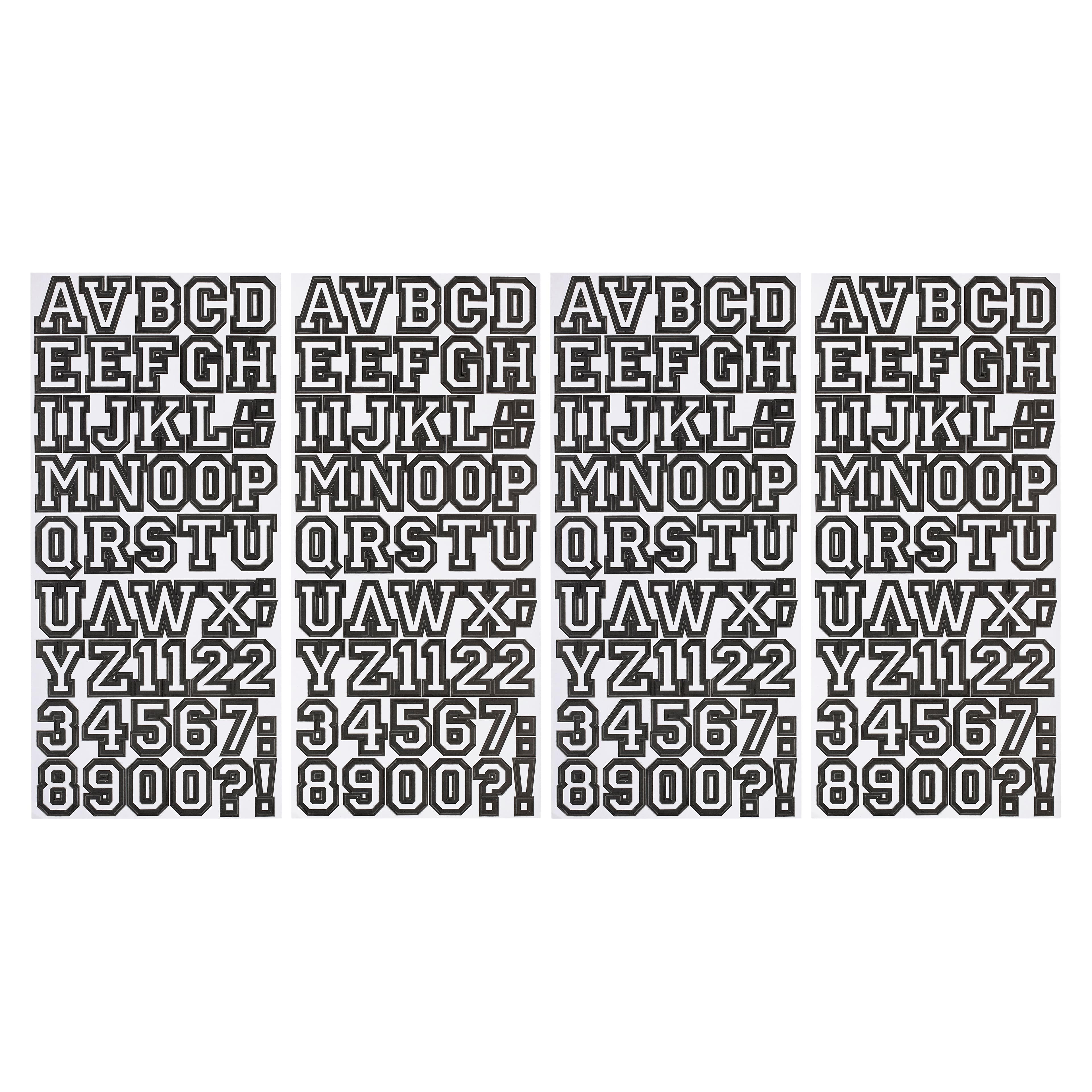 12 Packs: 244 ct. (2928 total) Letterman Alphabet Stickers by Recollections™