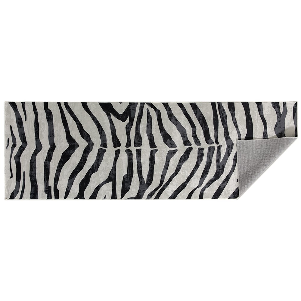 Zebra Print Washable Rug by Ashland