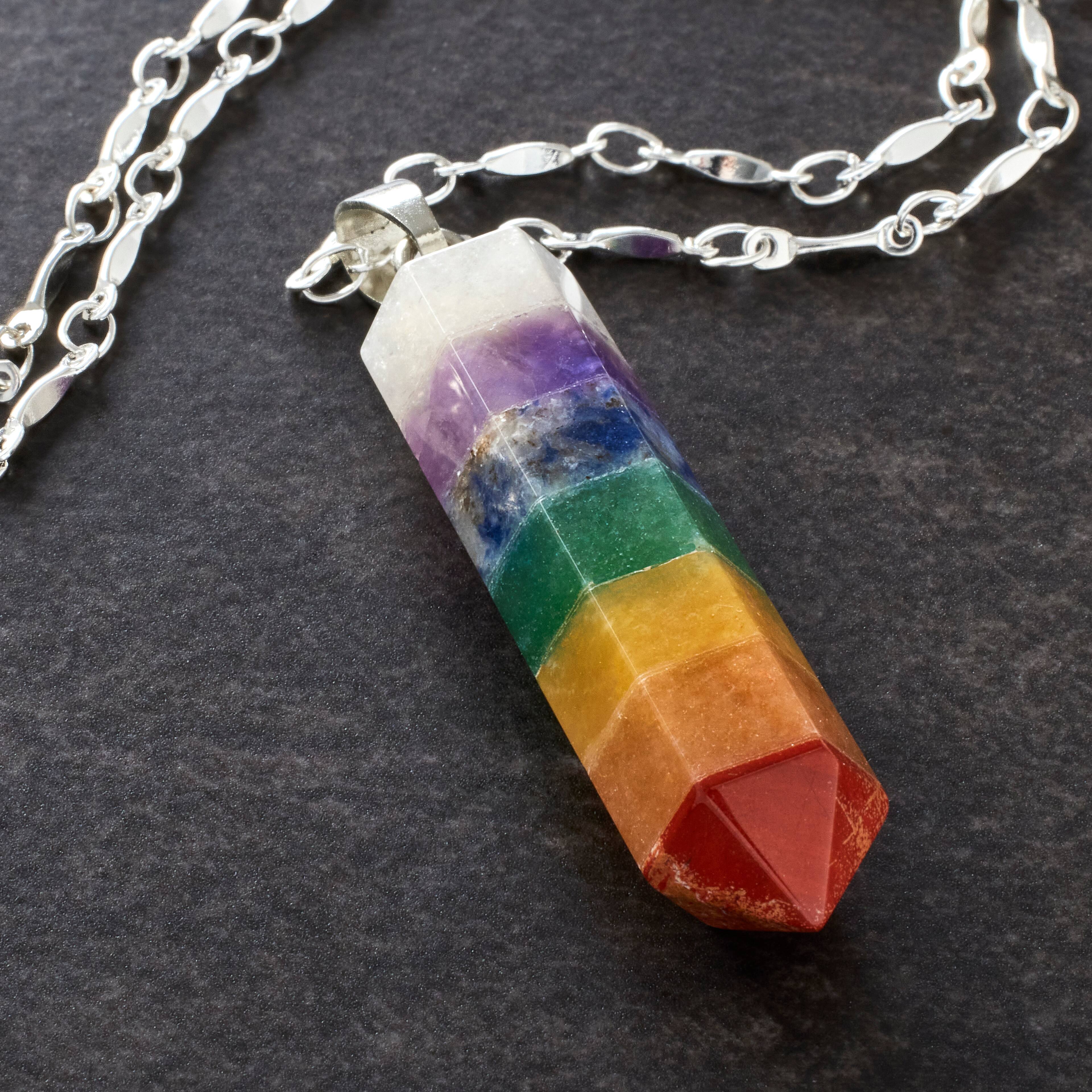 12 Pack: Positive Intentions Chakra Arrow Pendant by Bead Landing™