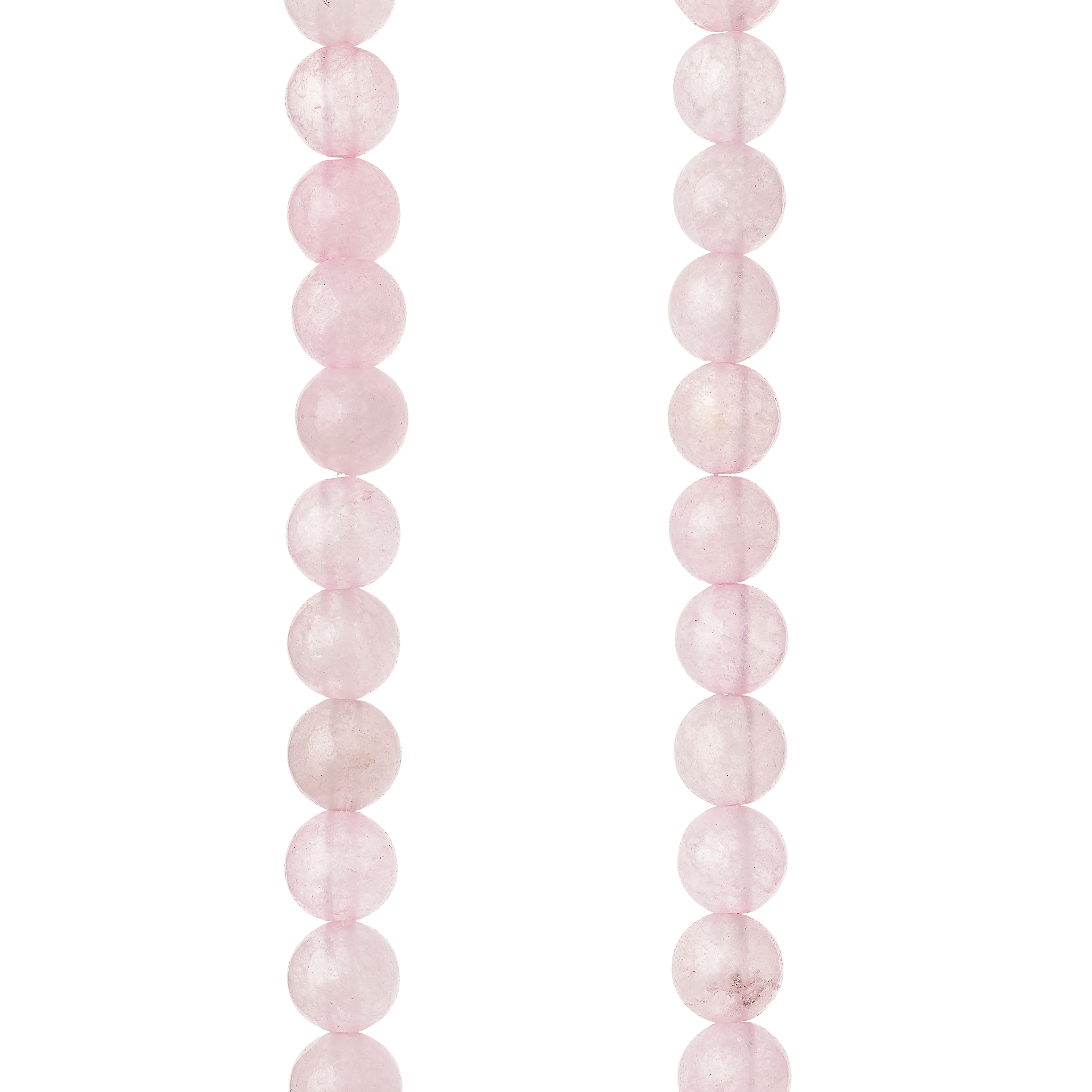 12 Pack: Rose Quartz Round Beads, 6mm by Bead Landing™