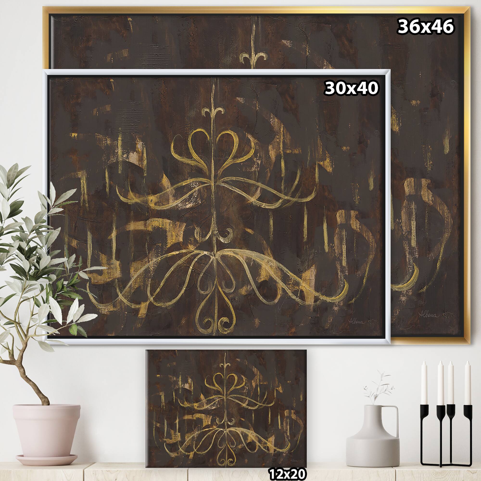 Designart - Glam Gold Chandelier
