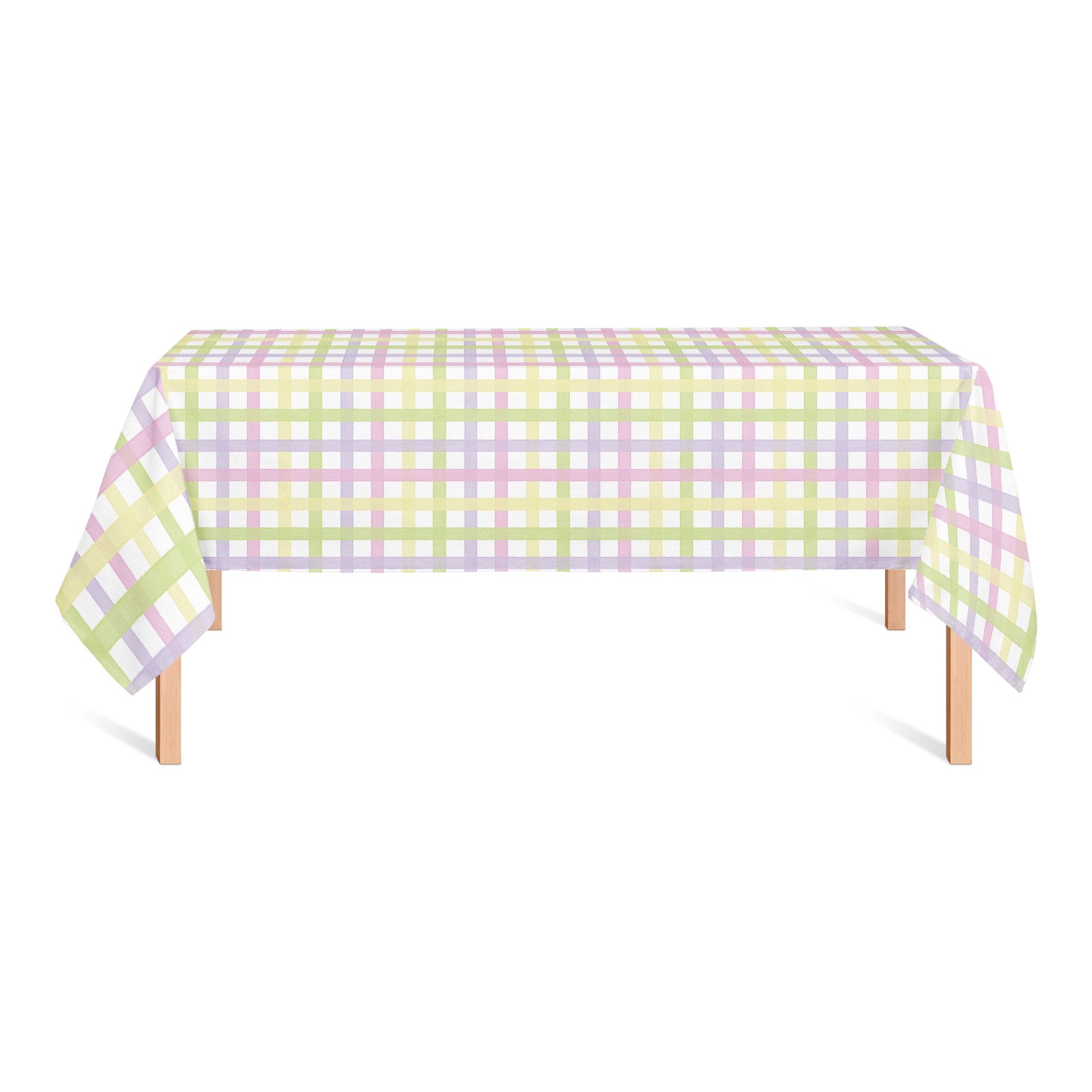 Pastel Plaid 2 58" x 102" Tablecloth