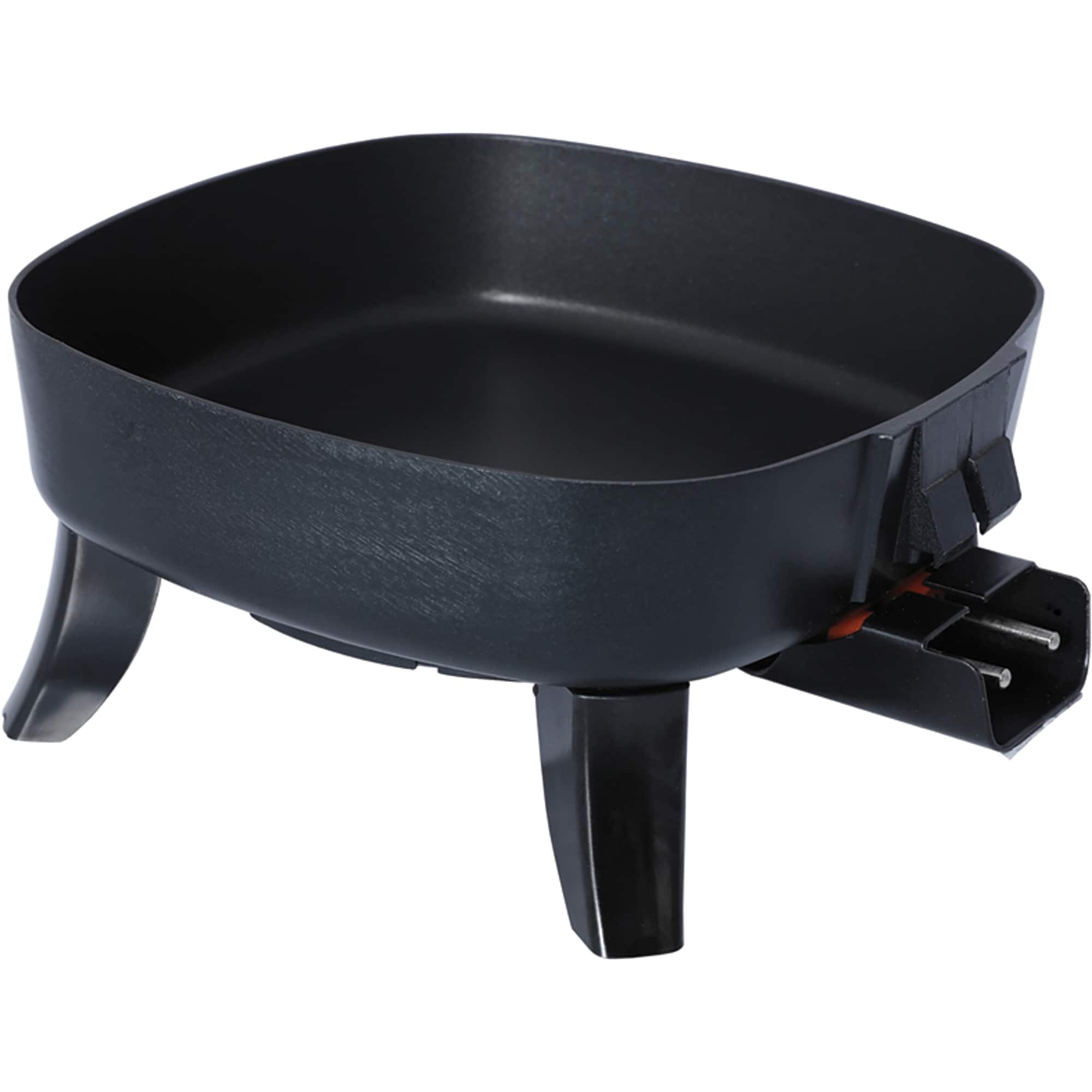 Brentwood 6" Black Nonstick Electric Skillet with Glass Lid
