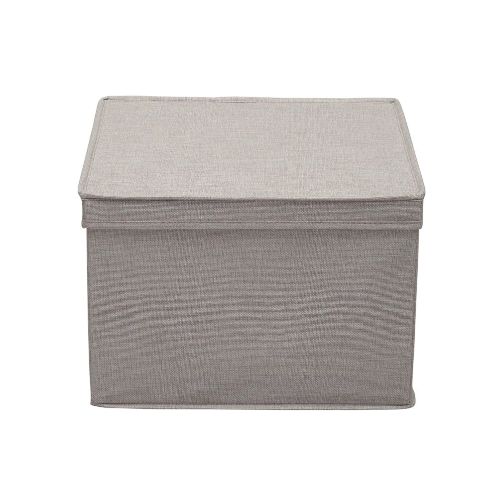 Household Essentials Canvas Storage Boxes with Lids