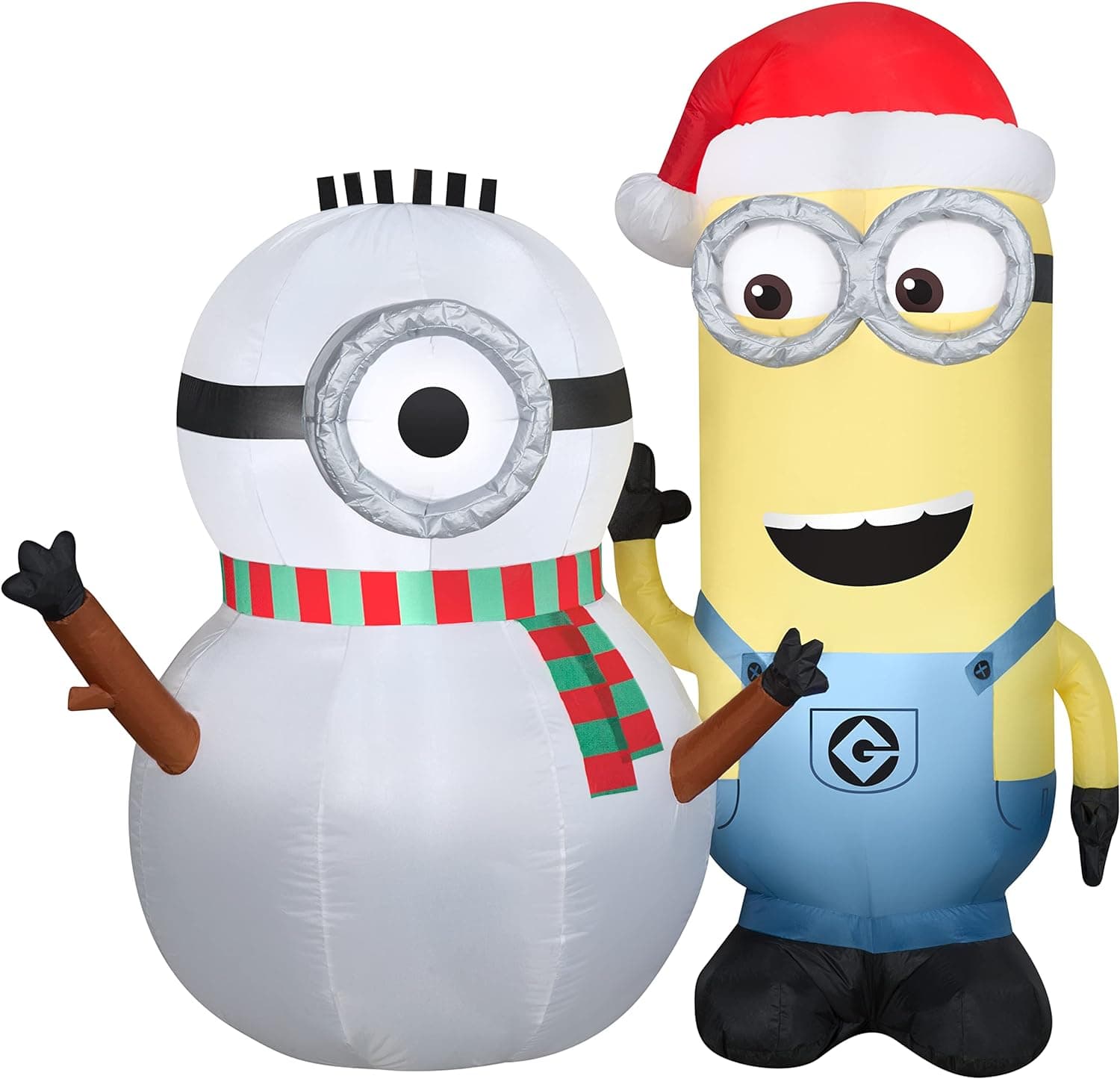 Airblown Universal Kevin Building Snowman Scene Inflatable