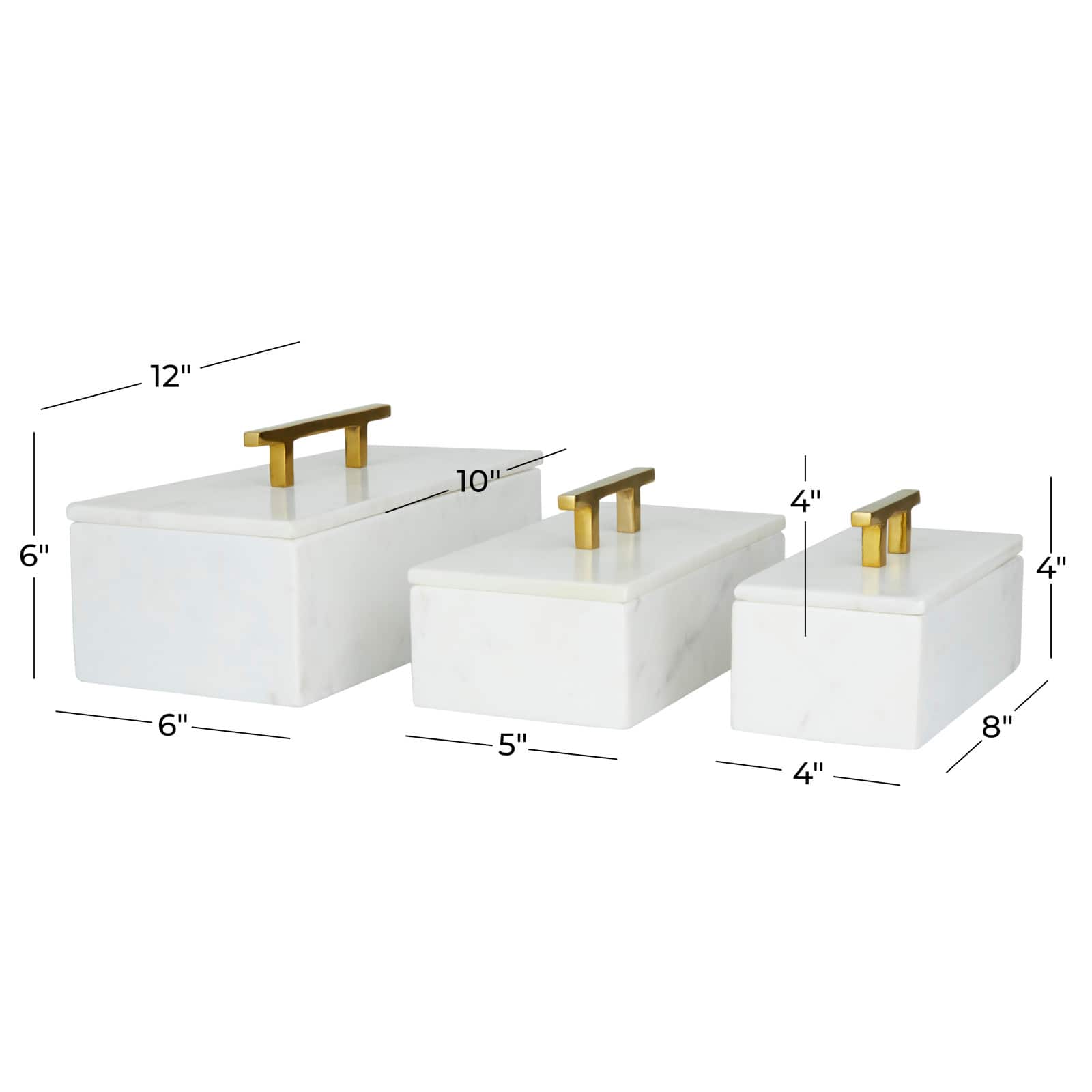 White Marble Modern Box Set