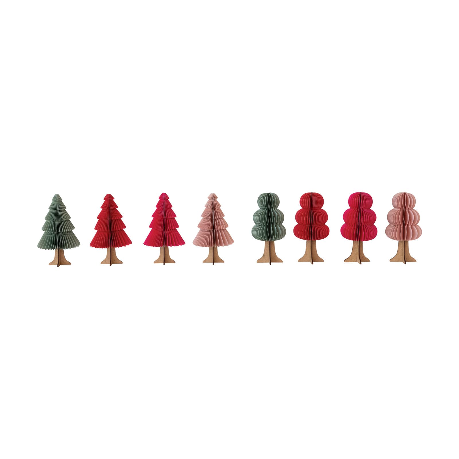 Hello Honey® 18" Paper & Reclaimed Wood Folding Honeycomb Tree Set in 2 Styles