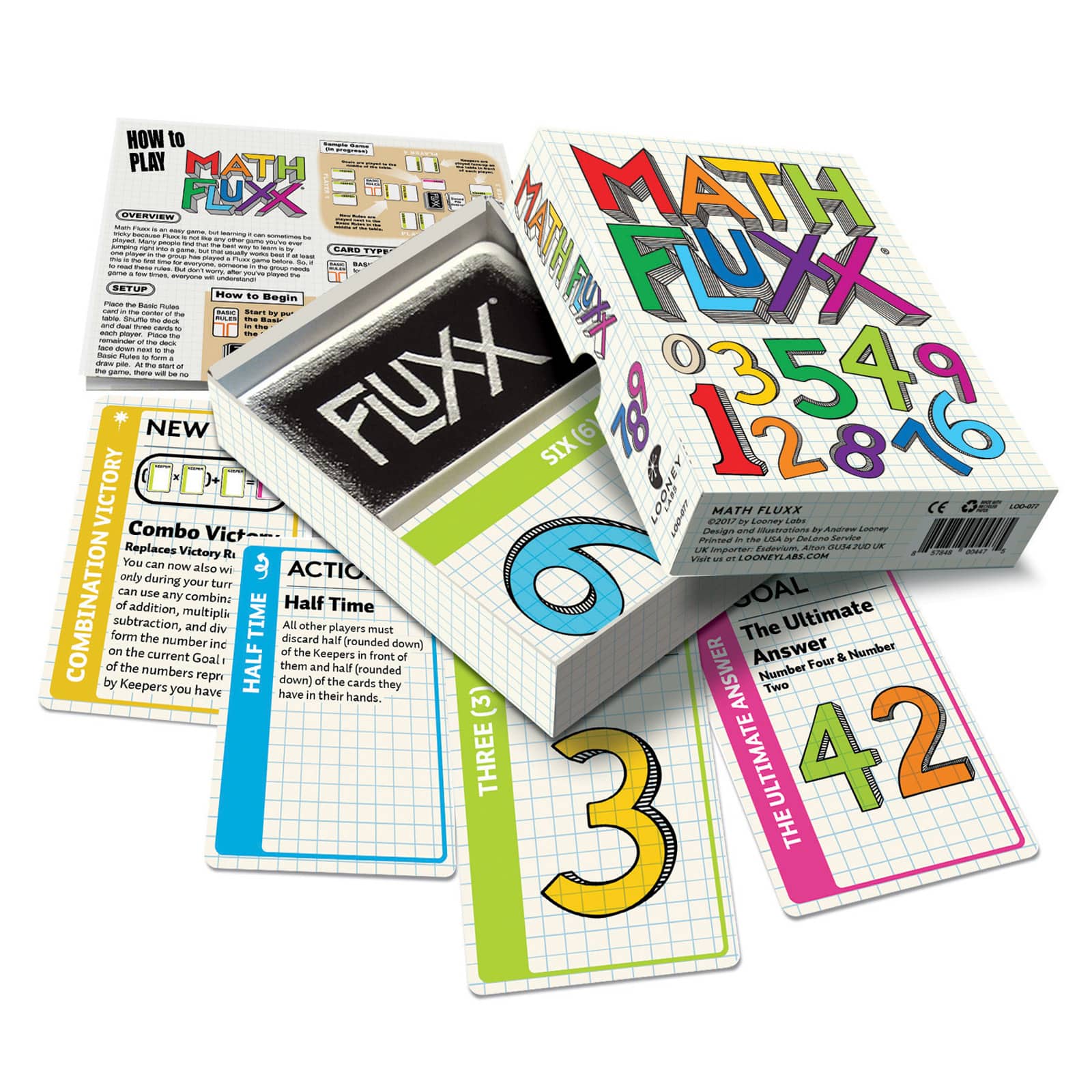 Looney Labs Math Fluxx® Card Game