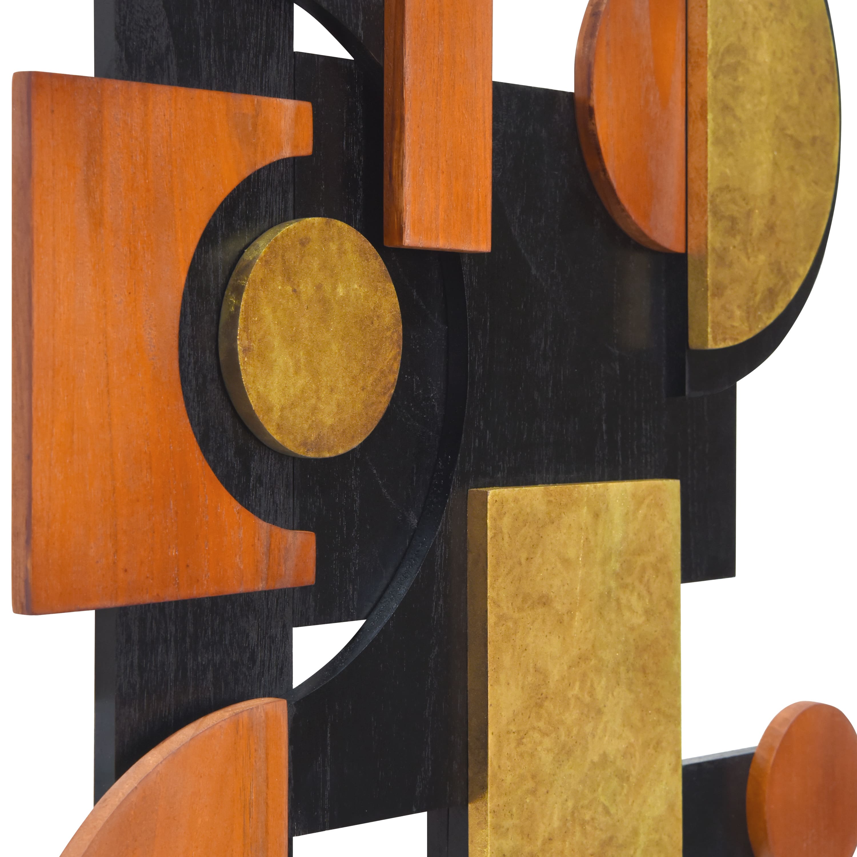 Empire Art Direct 48" x 24" Amber Embraces I Hand Made Dimensional Abstracts Wall Art
