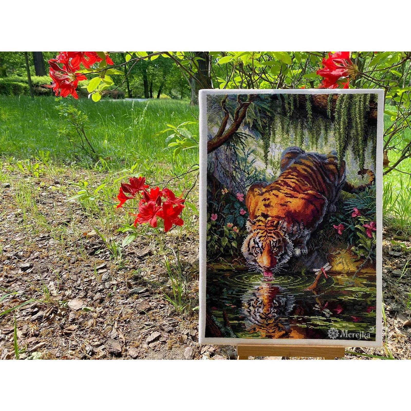 Merejka® Aurora’s Garden Counted Cross Stitch Kit