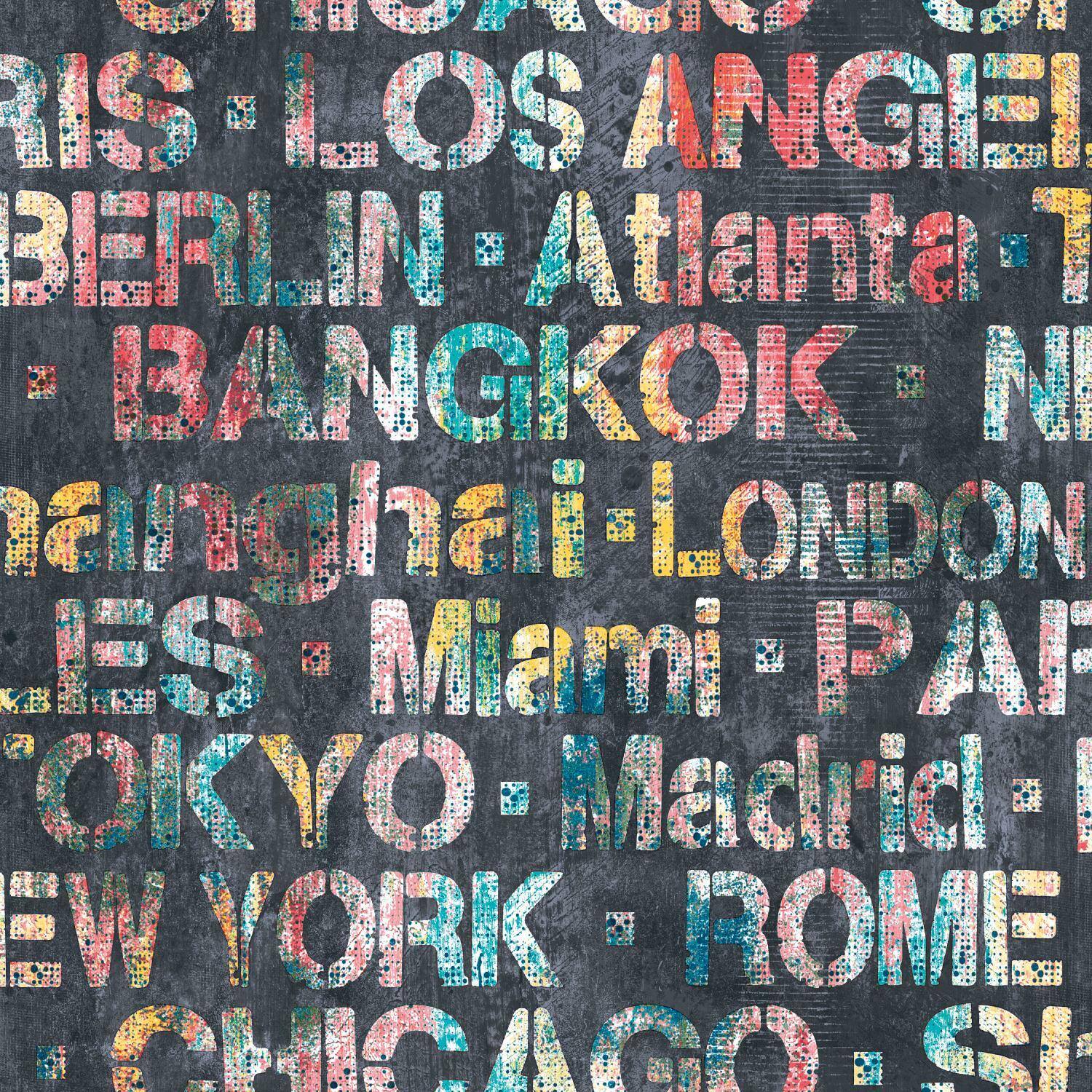 RoomMates Cities Of The World Peel & Stick Wallpaper