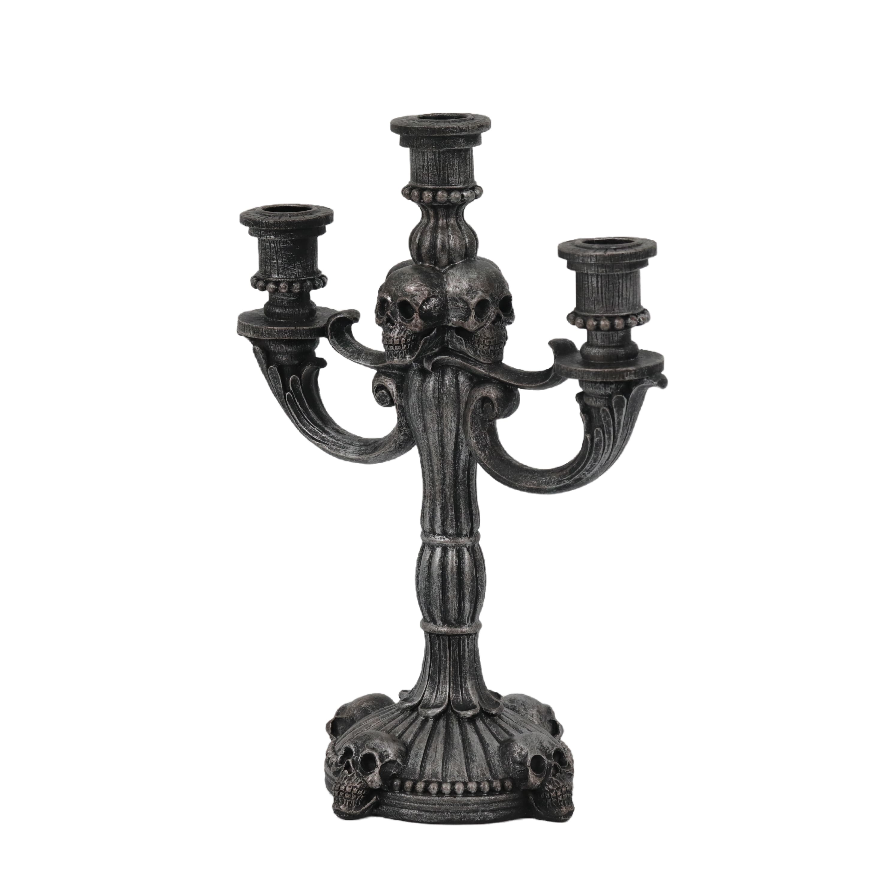Black Skull Candelabra by Ashland®