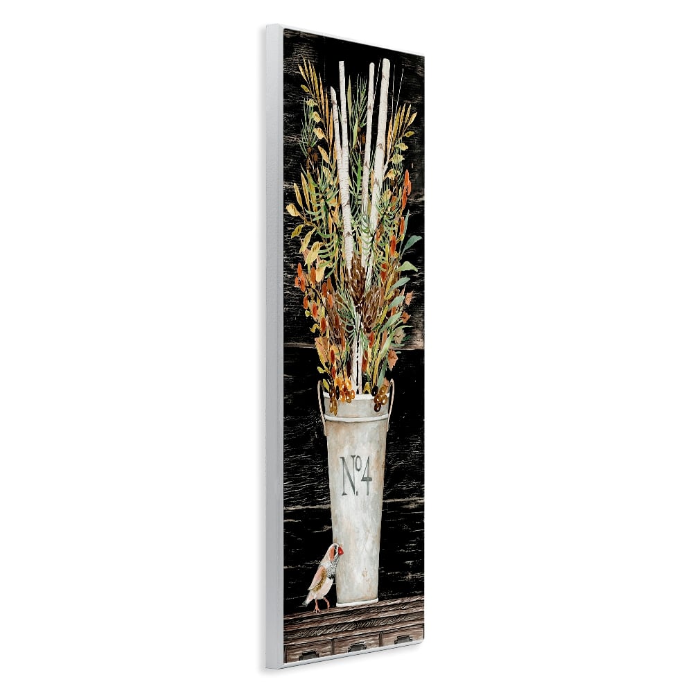 Stupell Industries 17" x 7" Rustic Forest Greenery Bouquet Wall Plaque Art