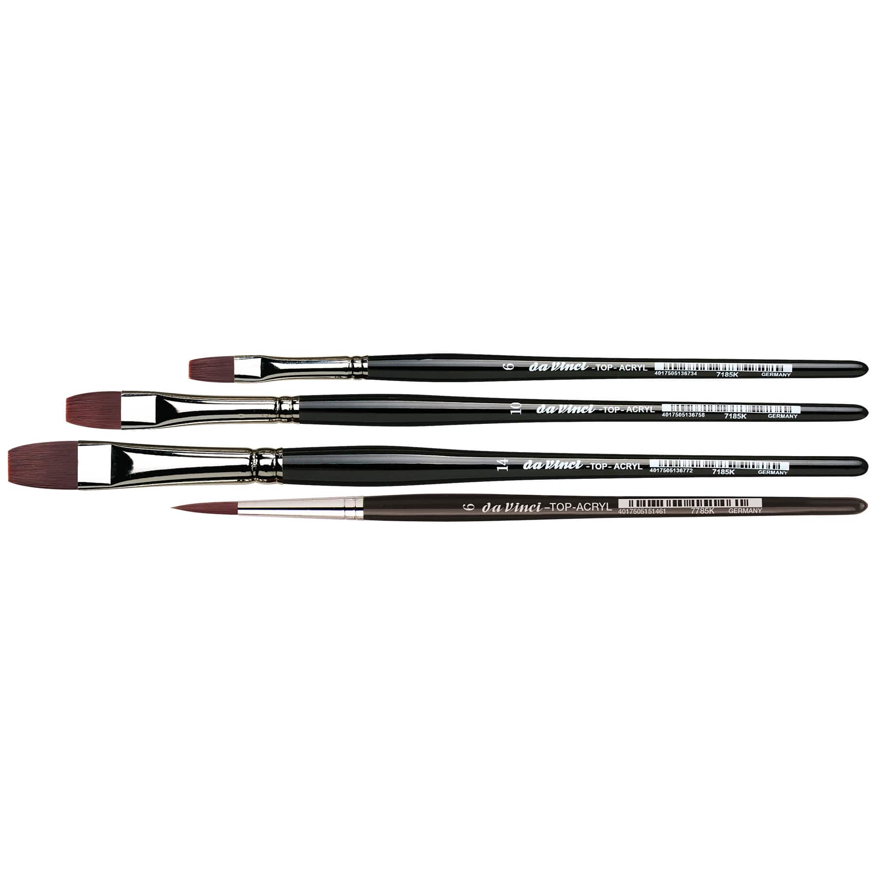 da Vinci TOP-ACRYL 4 Piece Brush Set